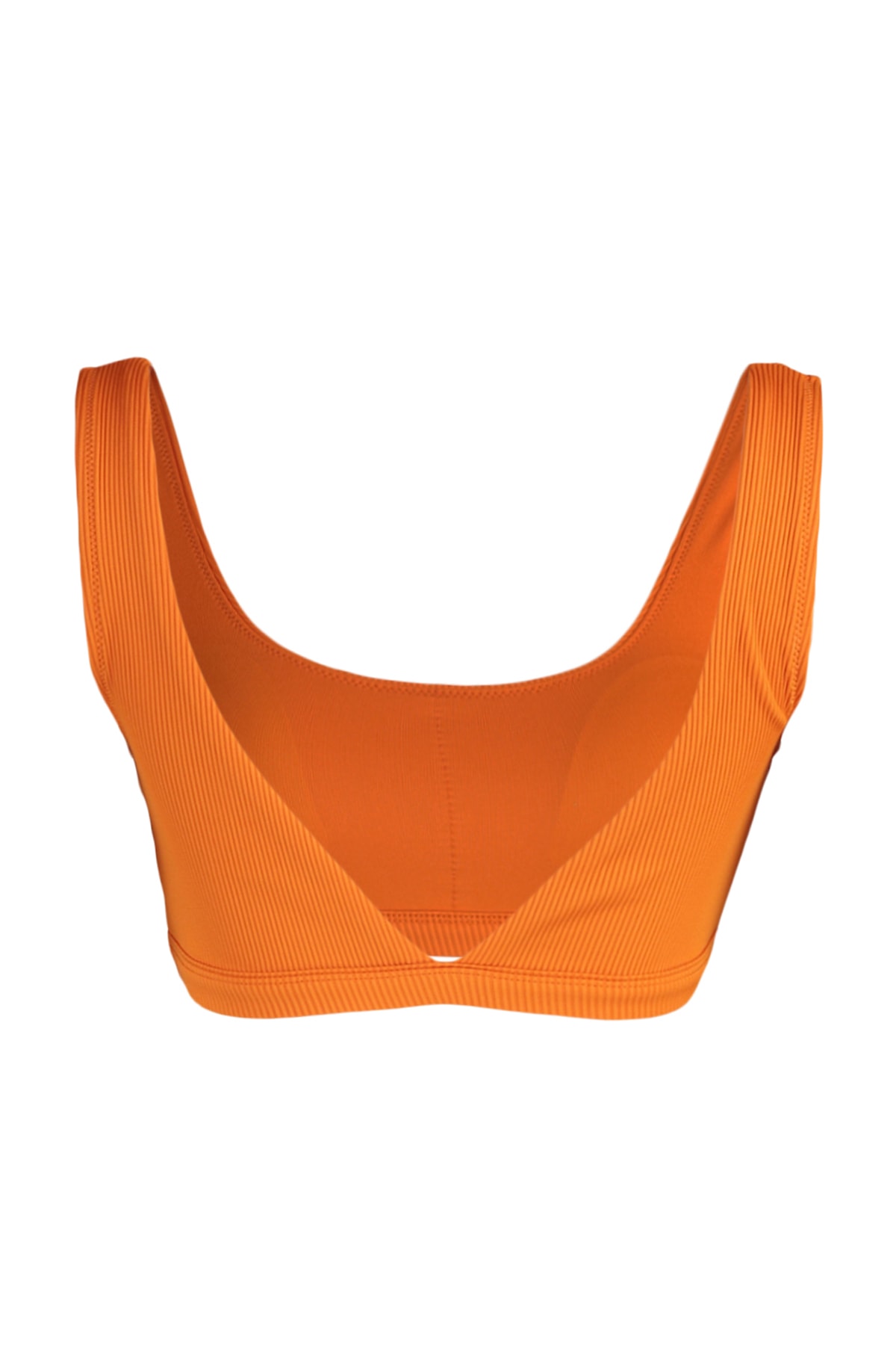 Top bikini texturat Trendyol Orange Bralette