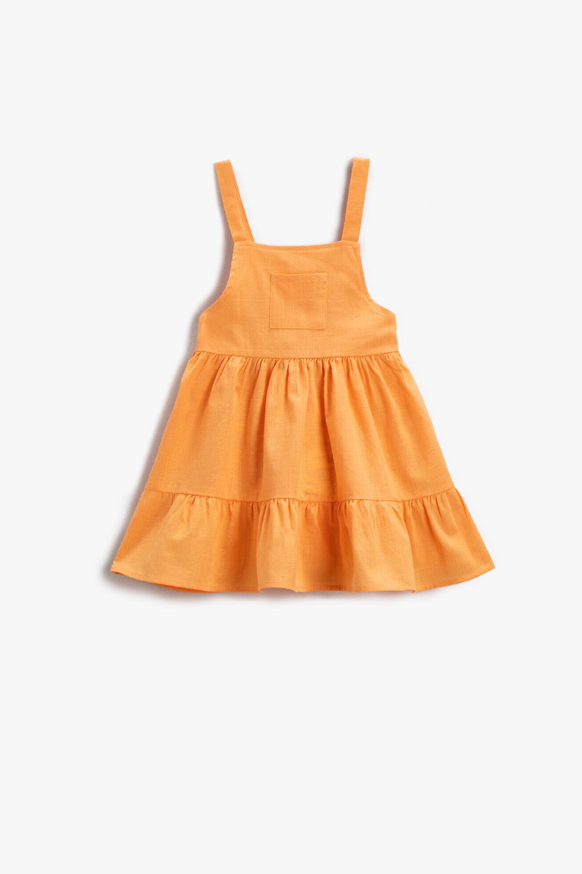 Levně Koton Baby Girl Orange Dress