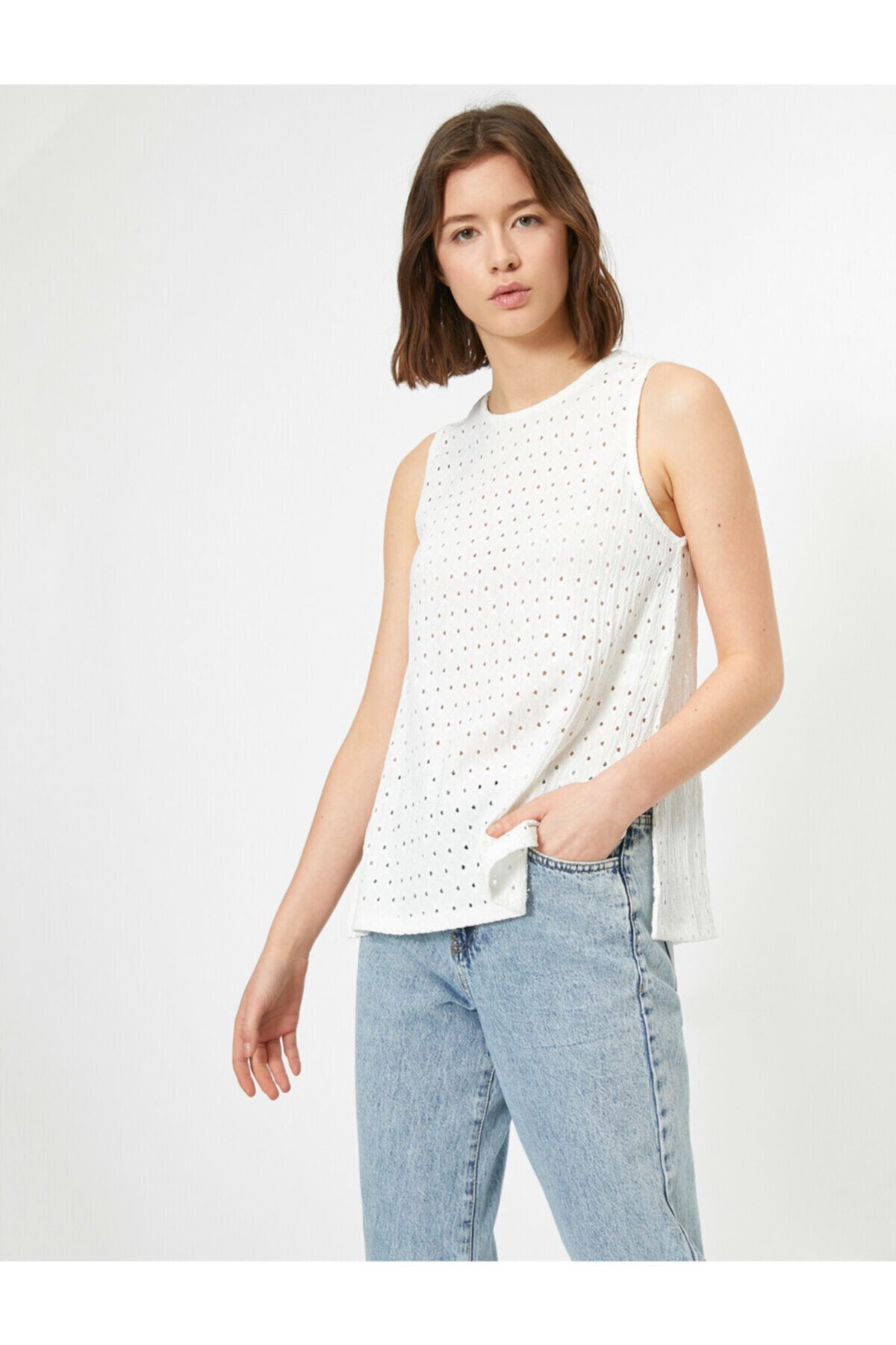 Koton Camisole - Weiß - Regular fit