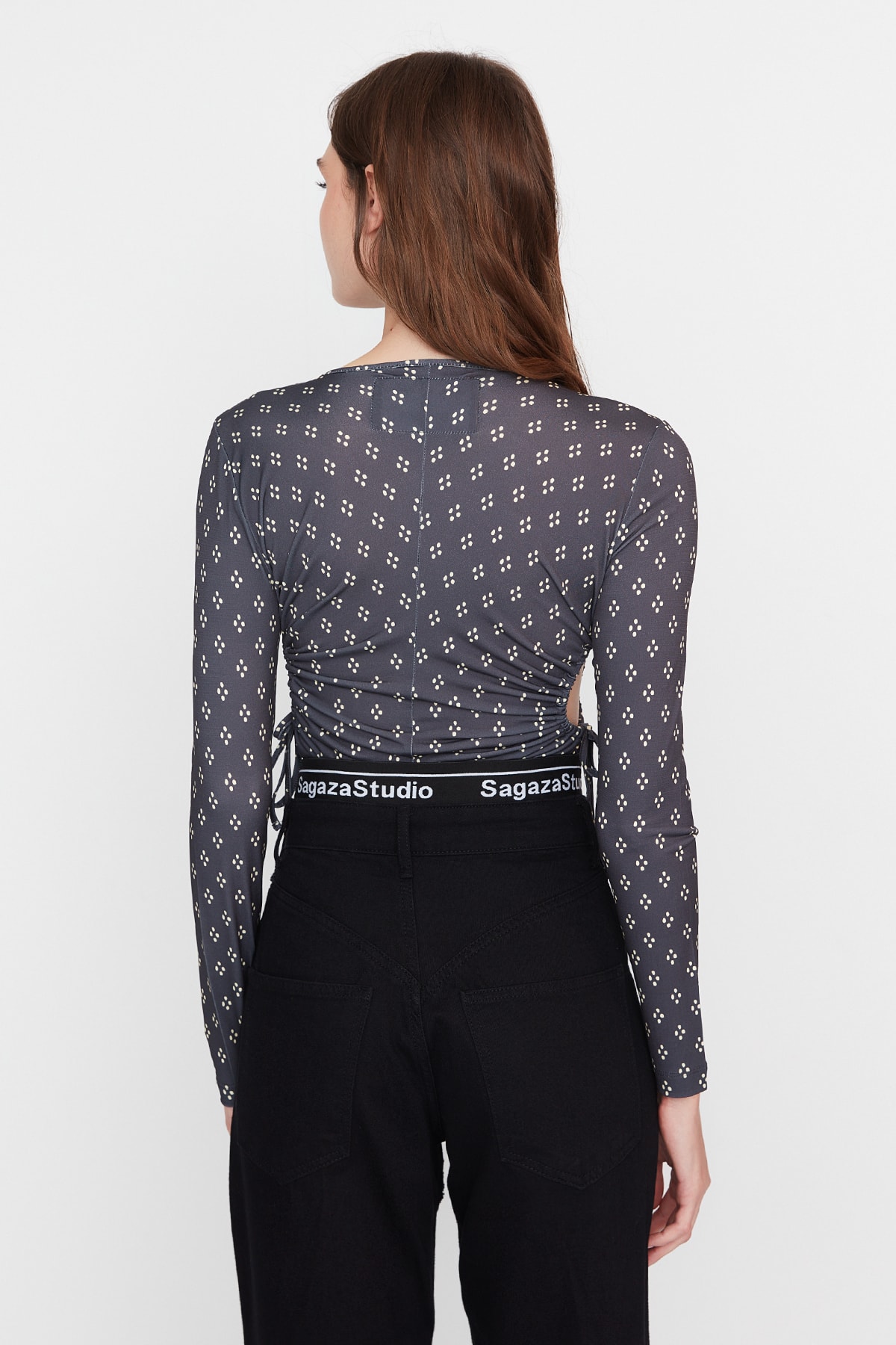 Trendyol X Sagaza Studio Multicolored Cut Out Detailed Body