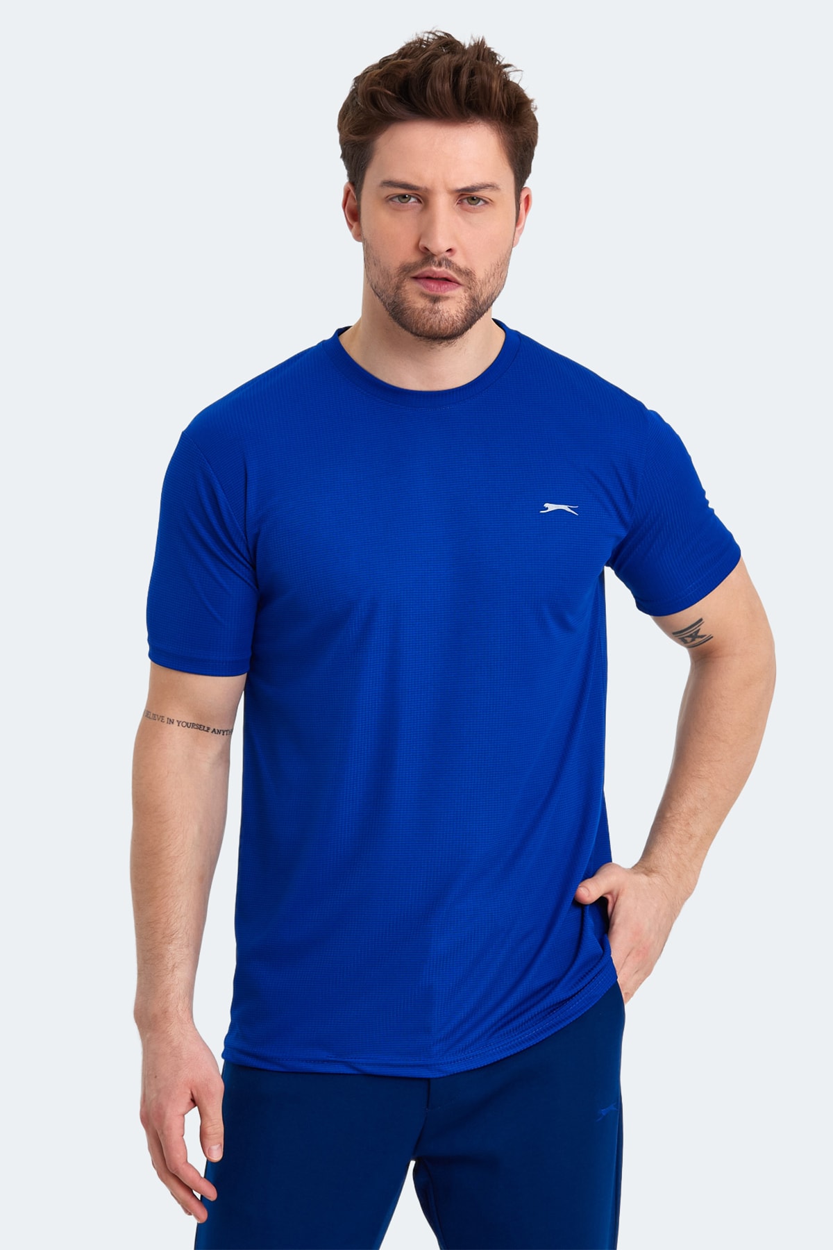 Slazenger Senate Men's T-shirt Saxe Blue