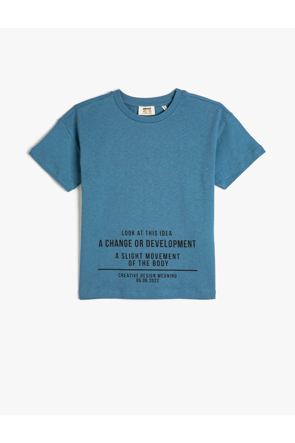 Levně Koton T-Shirt Short Sleeve Printed Crew Neck Cotton