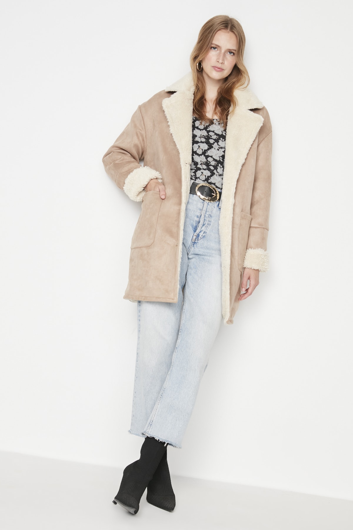 Palton dama Trendyol Plush