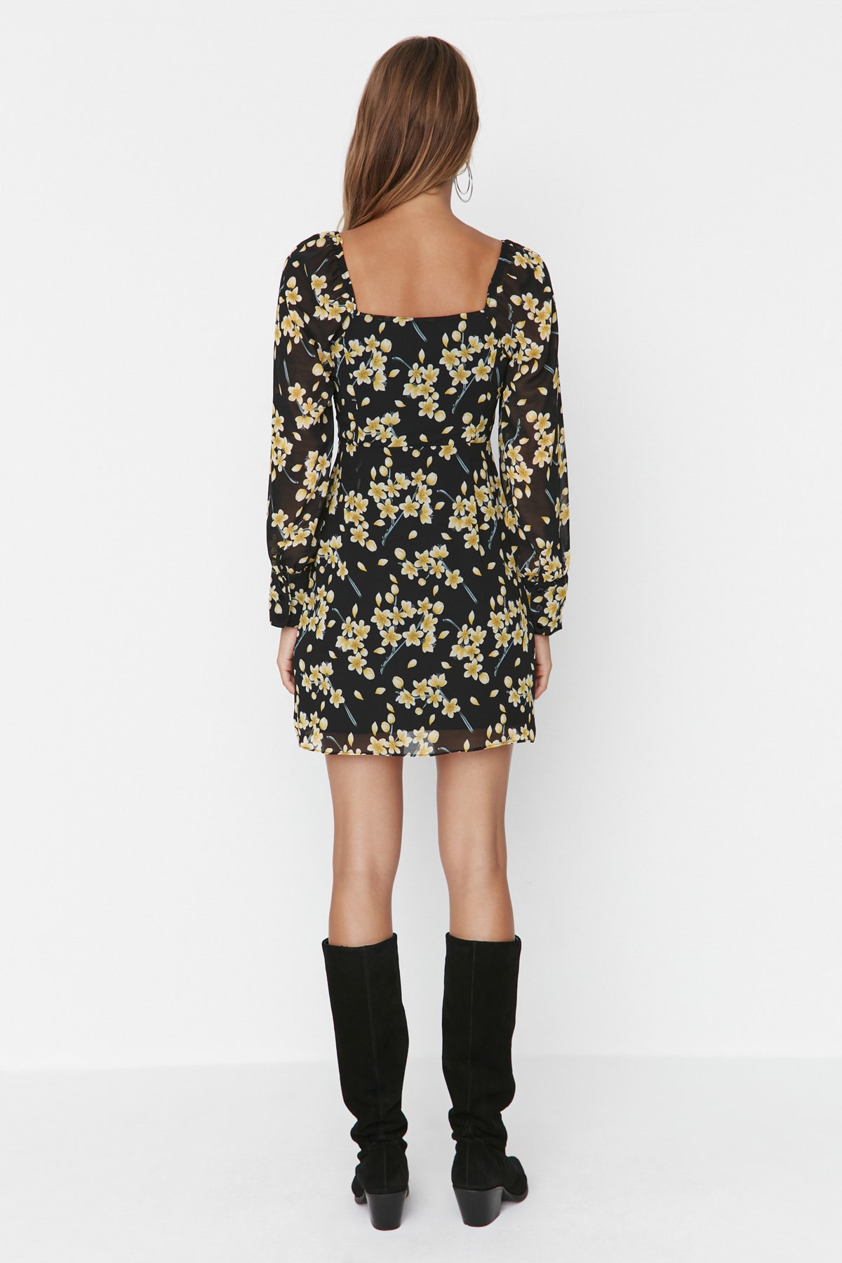 Rochie țesută multicoloră Trendyol