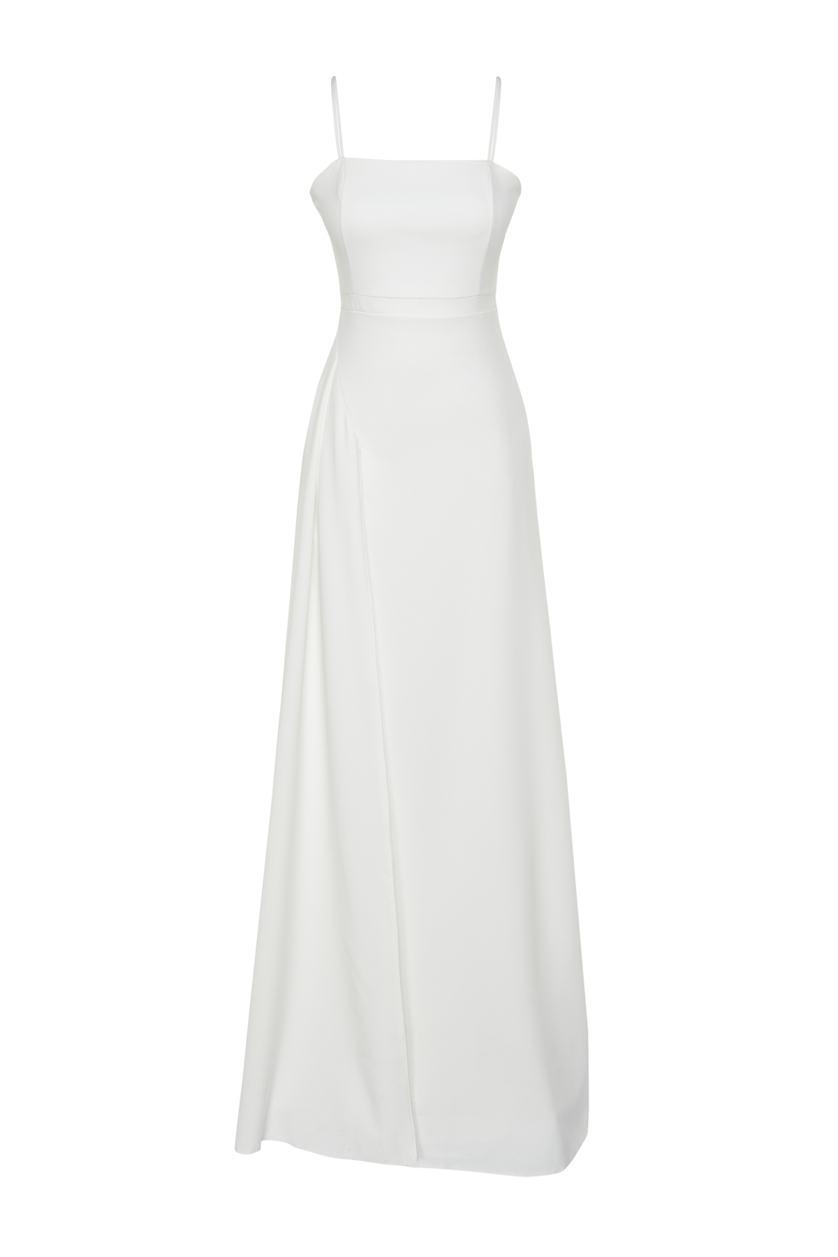 Trendyol Bridal White A-Line Woven Elegant Evening &amp; Graduation Dress