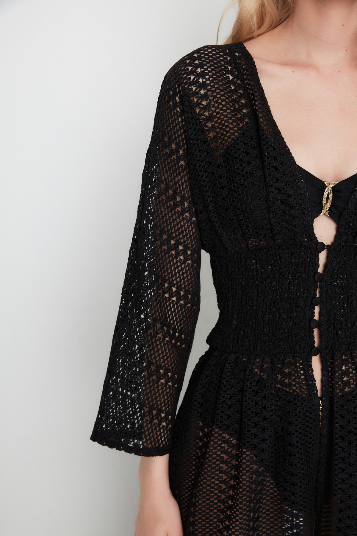 Trendyol Dress - Black - Wrapover