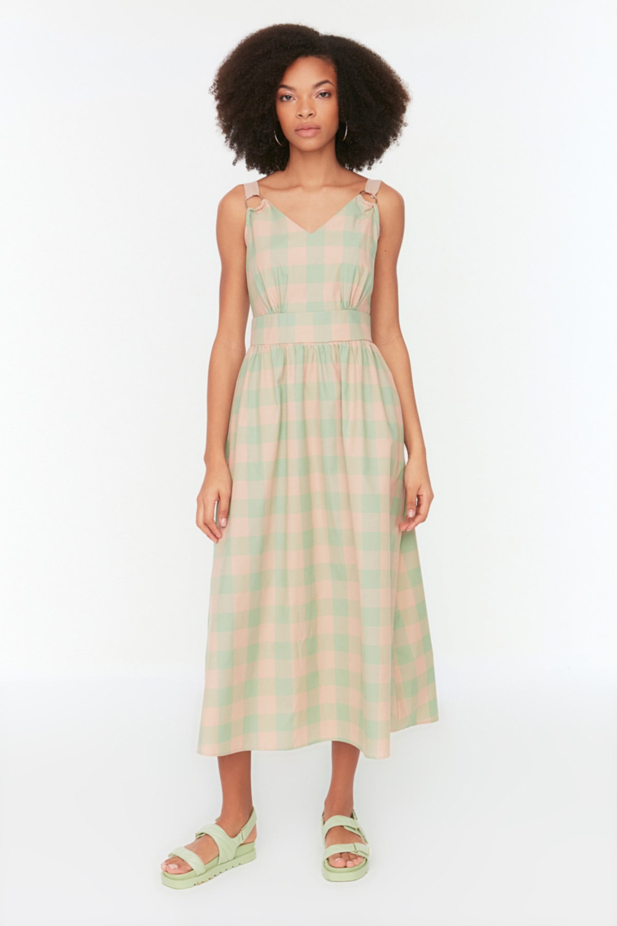Women's dress Trendyol Plaid
