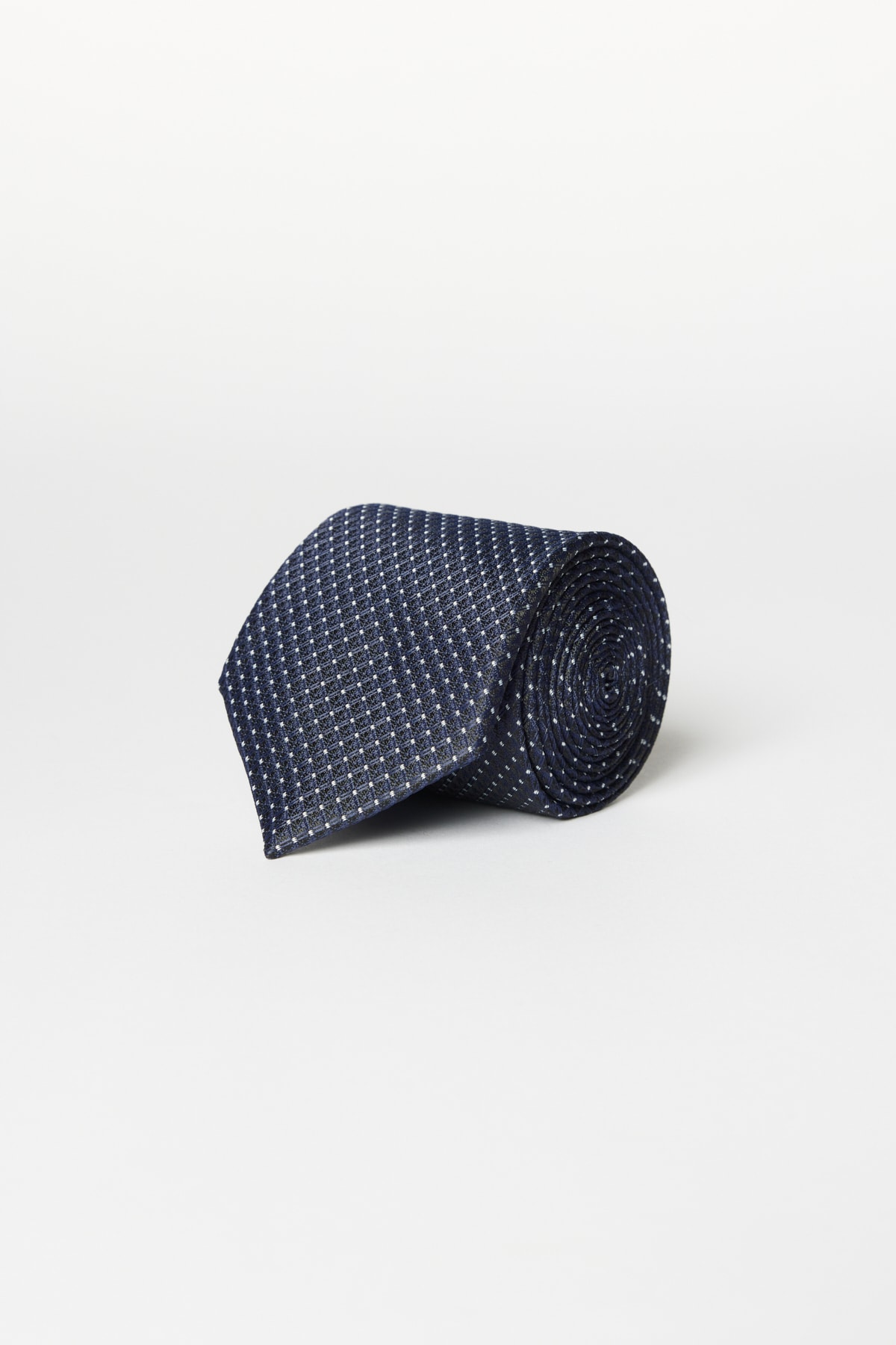 Levně ALTINYILDIZ CLASSICS Men's Navy Blue-White Patterned Tie