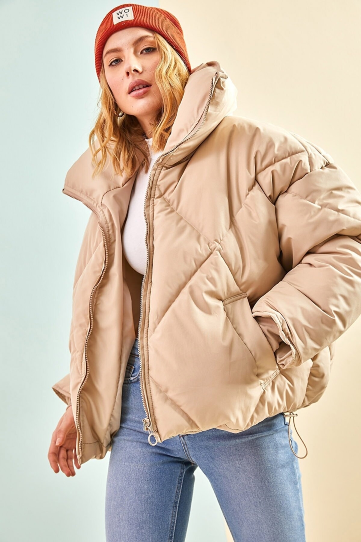 Bianco Lucci Women's Oversize Down Coat