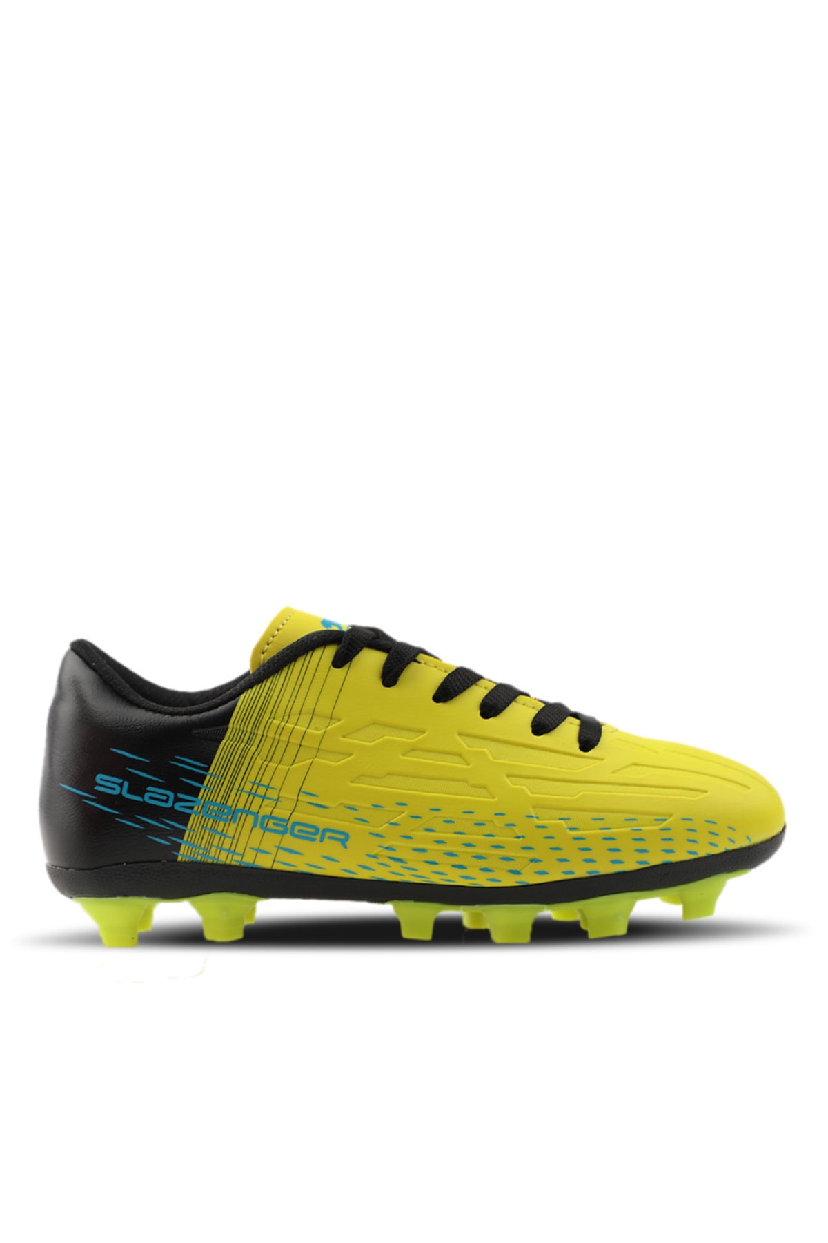 Slazenger Score Kr Football Mens Turf Shoes Neon Yellow / Black.