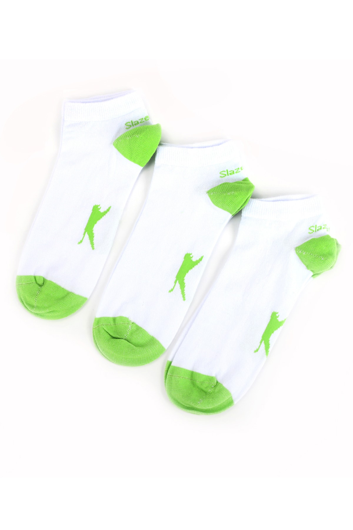 Slazenger Jackie Men's 3-Pack Socks White Green