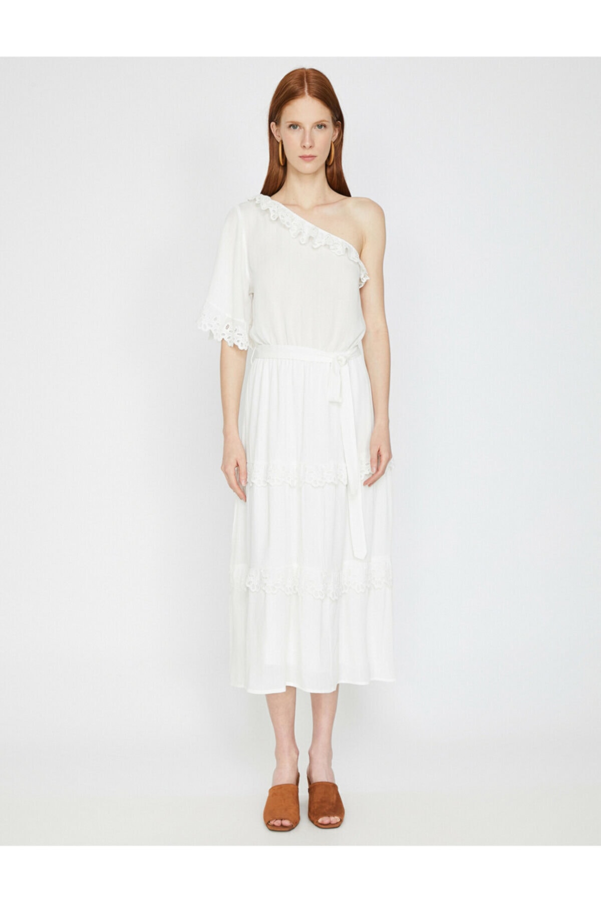 Rochie albă de vară Koton