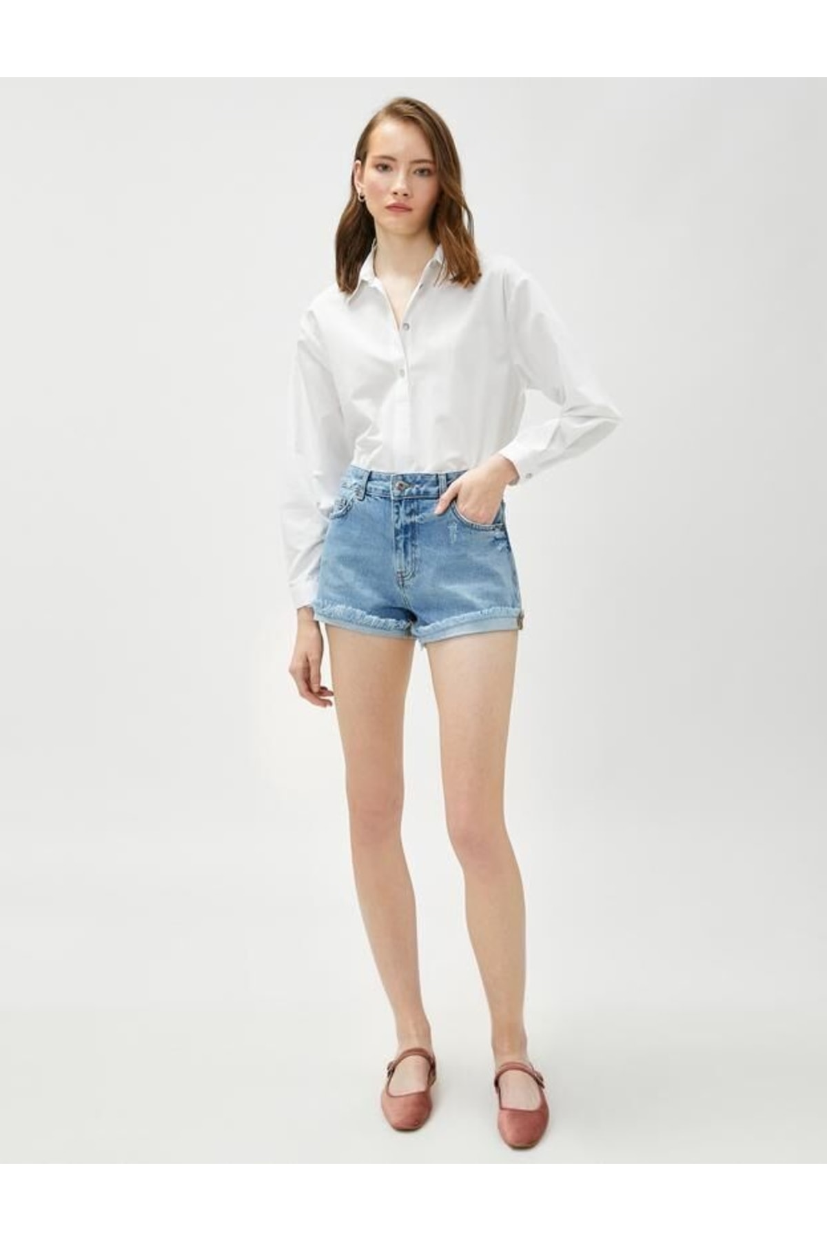 Koton Cotton Basic Shirt Long Sleeve