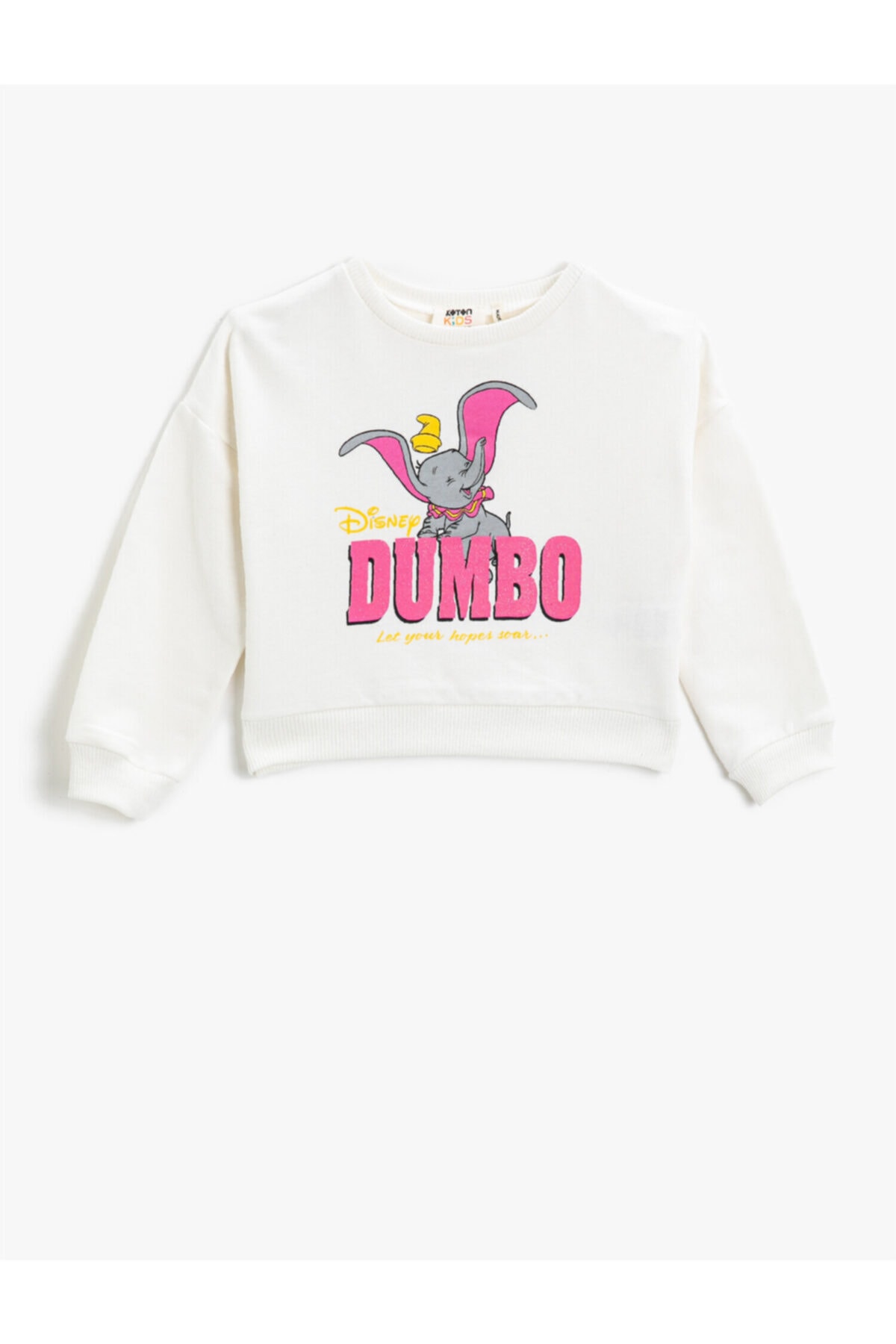 Levně Koton Dumbo Disney Licensed Printed Sweatshirt Cotton