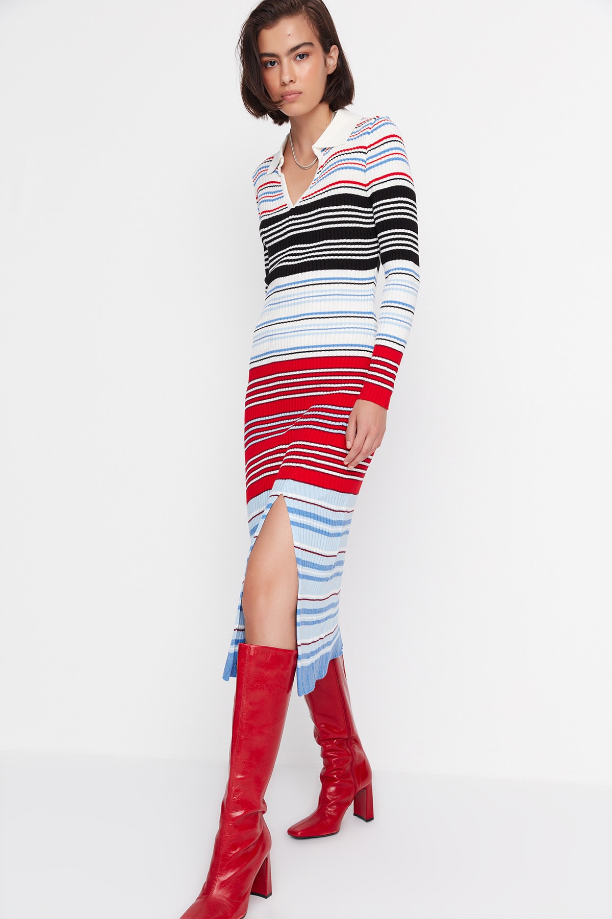 Trendyol Dress - Ecru - Bodycon