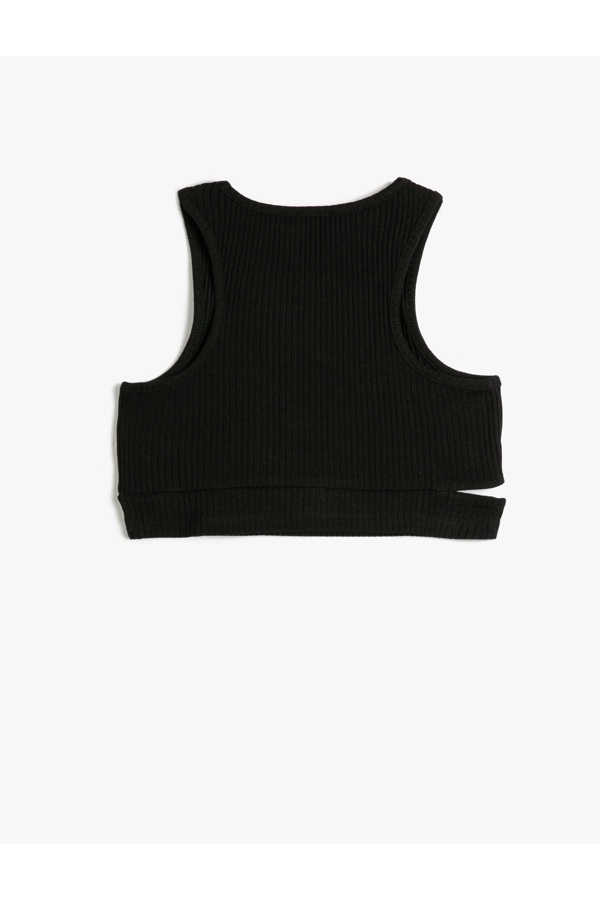 Koton Crop Top Sleeveless Cotton with Window Detail