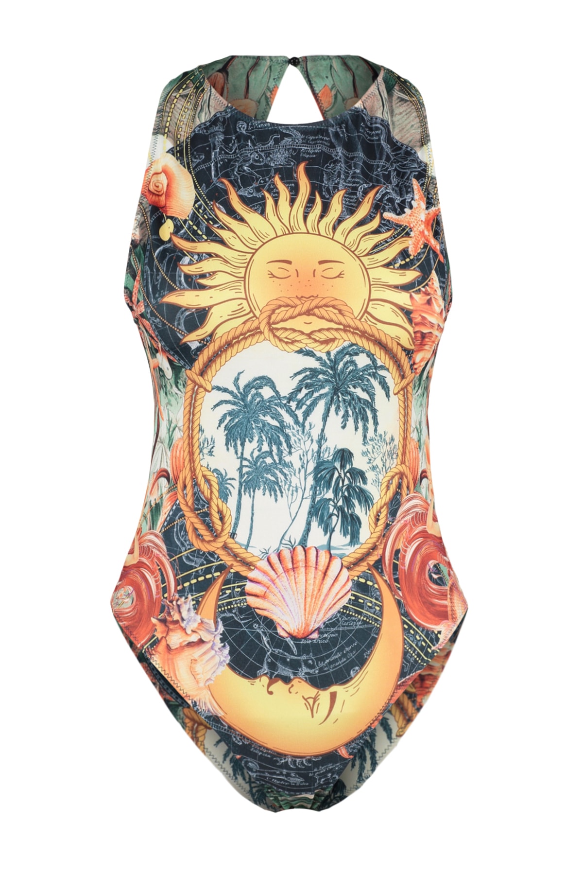 Costum de baie Trendyol TBESS23MA00344/Multi-color