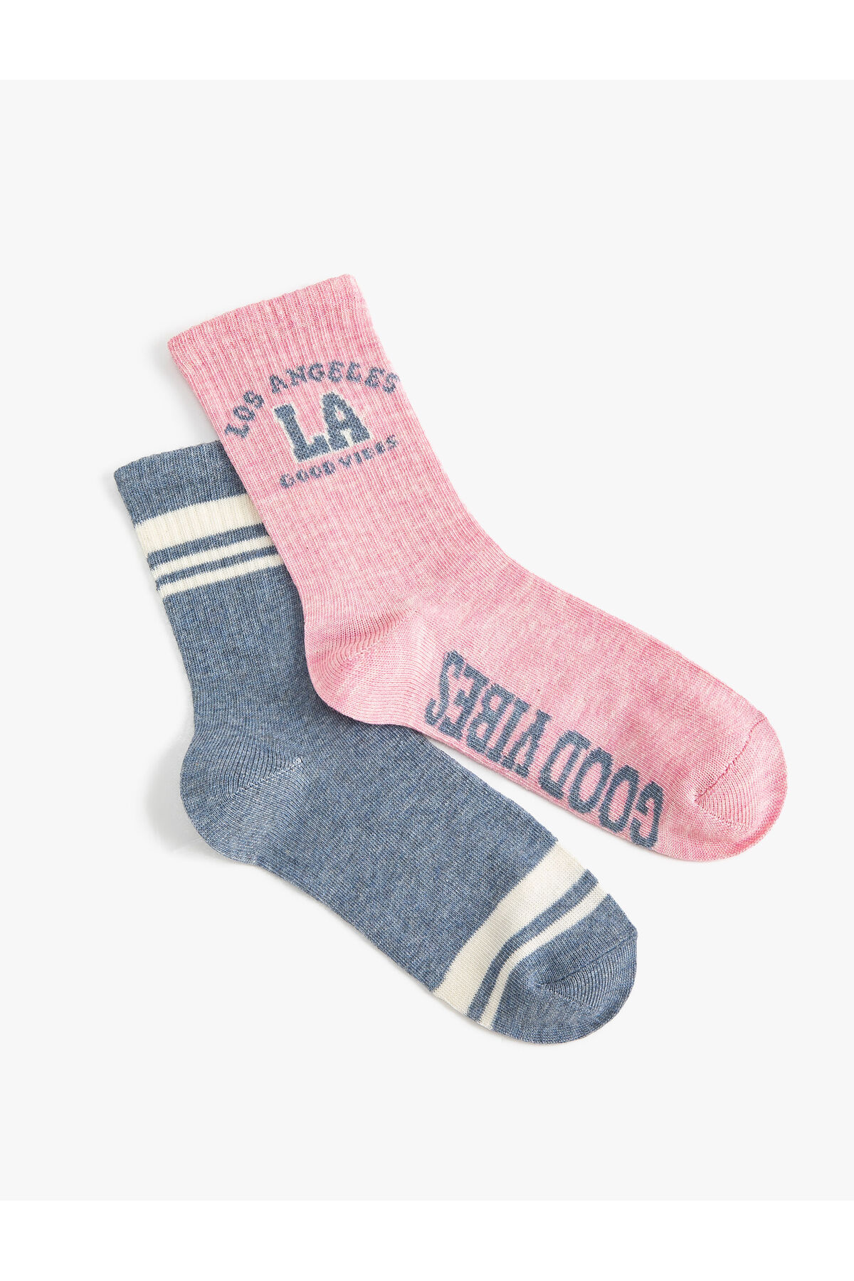 Levně Koton Set of 2 Multi Color Socks