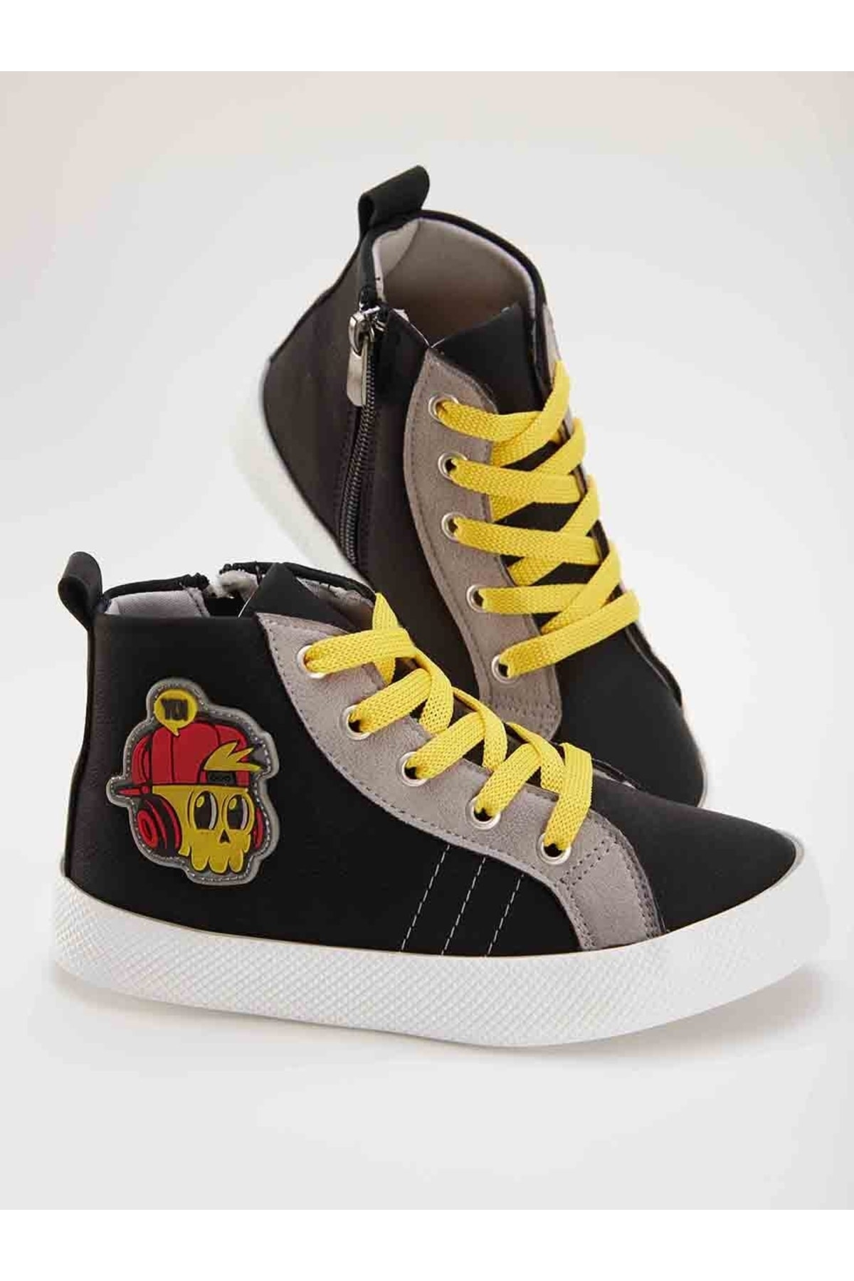 mshb&g Skull Boy Black Sneakers Sports Shoes