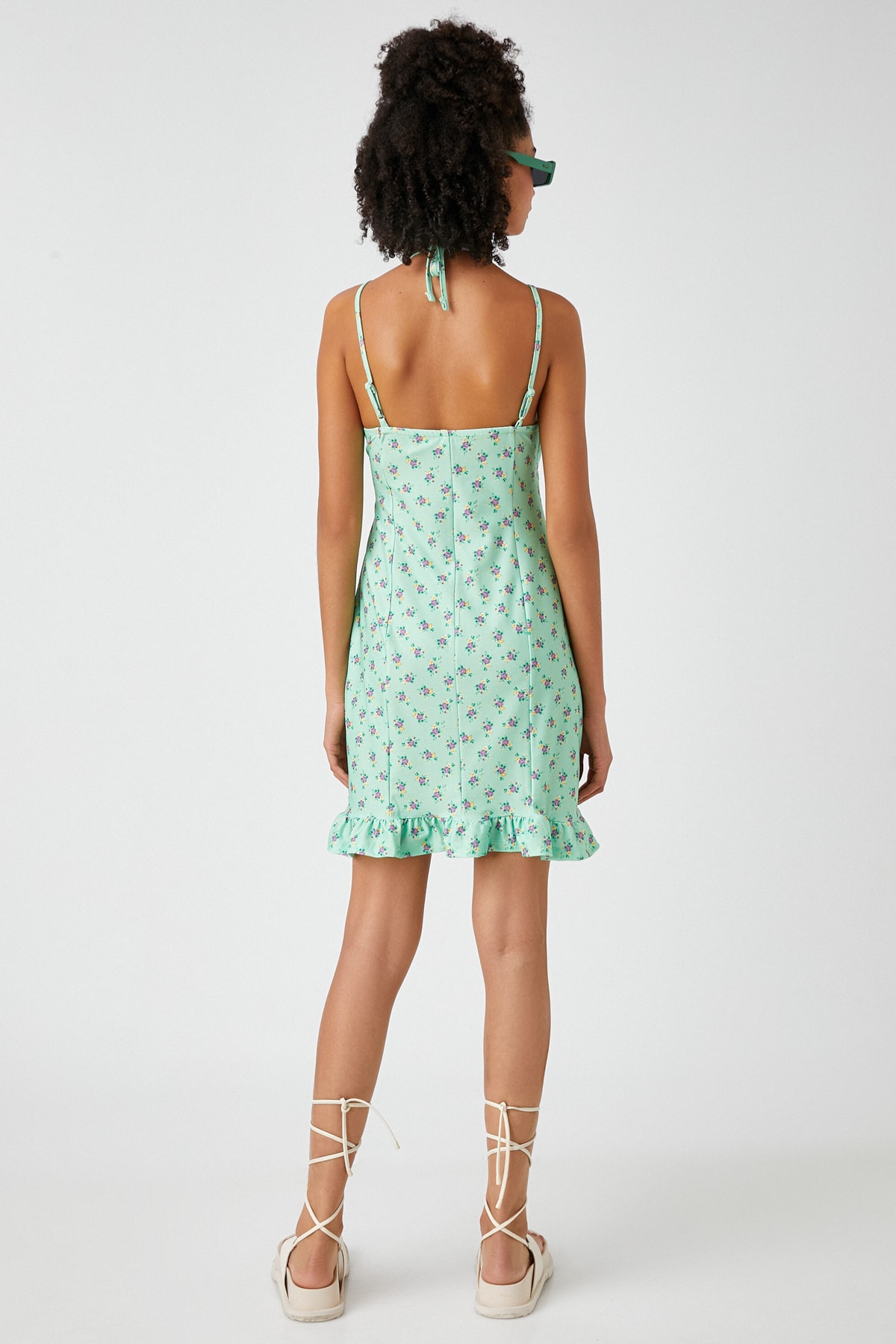 Rochie mini cu bretele subțiri Koton