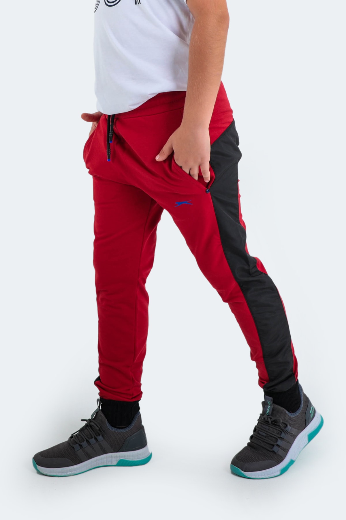 Slazenger Didier Unisex Kids' Sweatpants Red