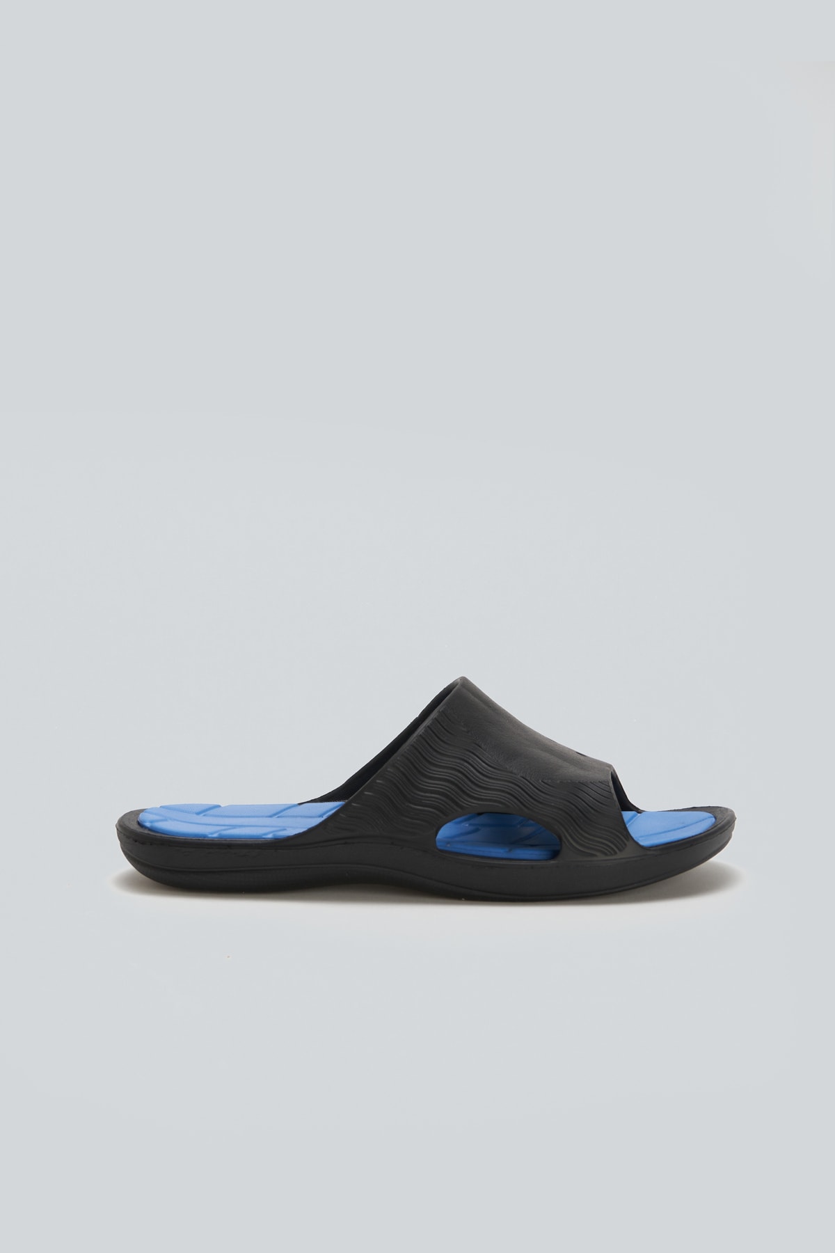 Dagi Black-blue Single Strap Slippers