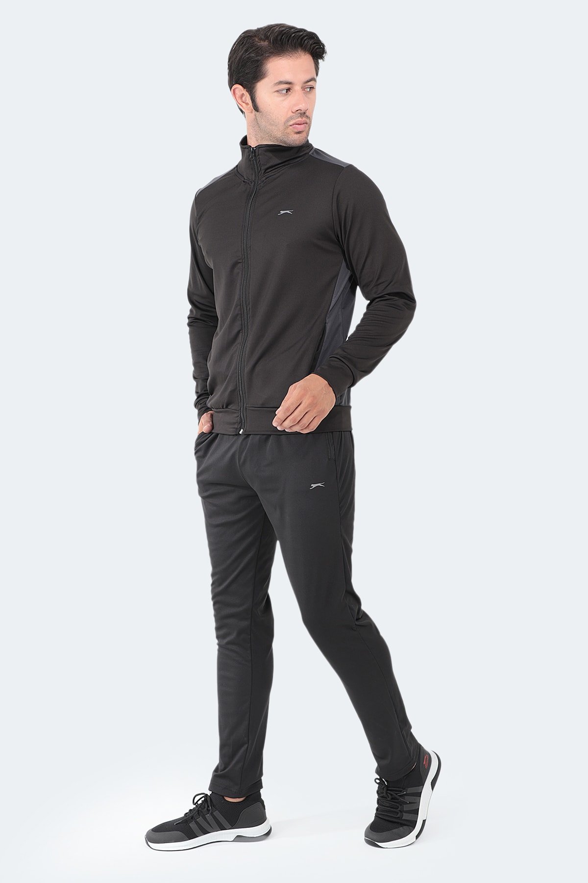 Levně Slazenger Raghu Men's Tracksuit Suit Black