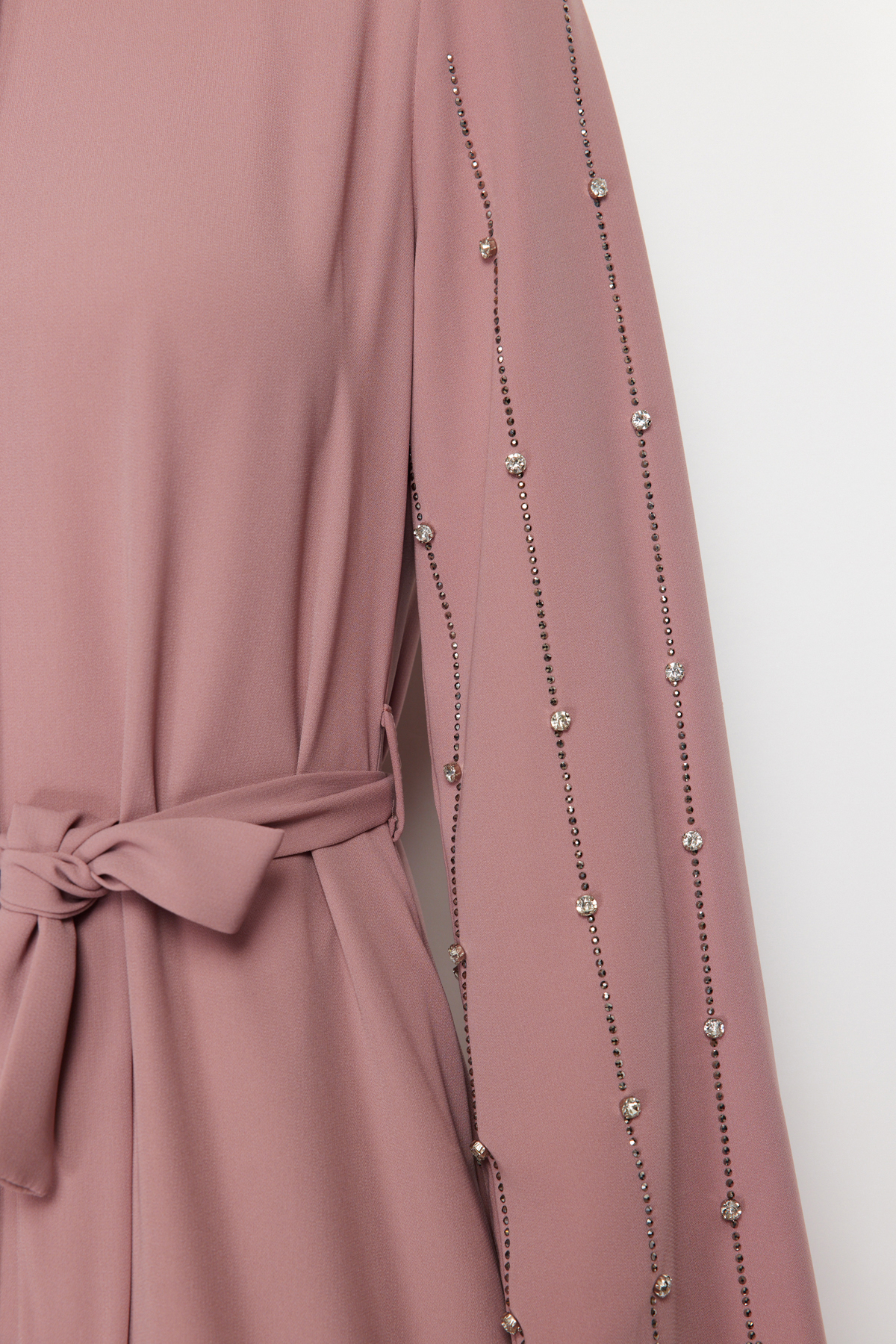 Trendyol Powder Stone Accessory Woven Cape & Abaya & Jalabiya