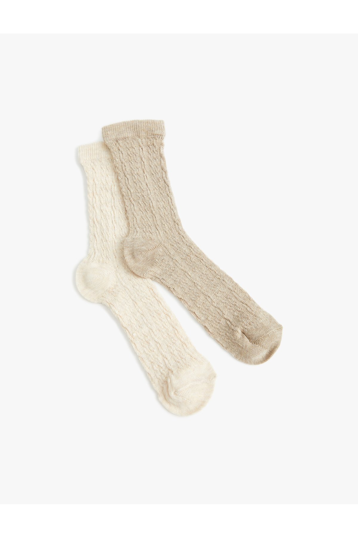 Levně Koton Set of 2 Textured Socks