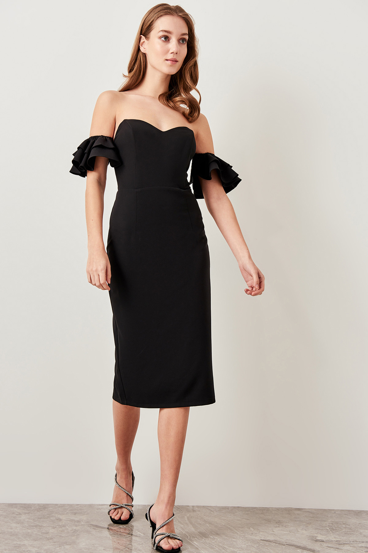 AllSaints AGNES DRESS - Vestito lungo - black/nero