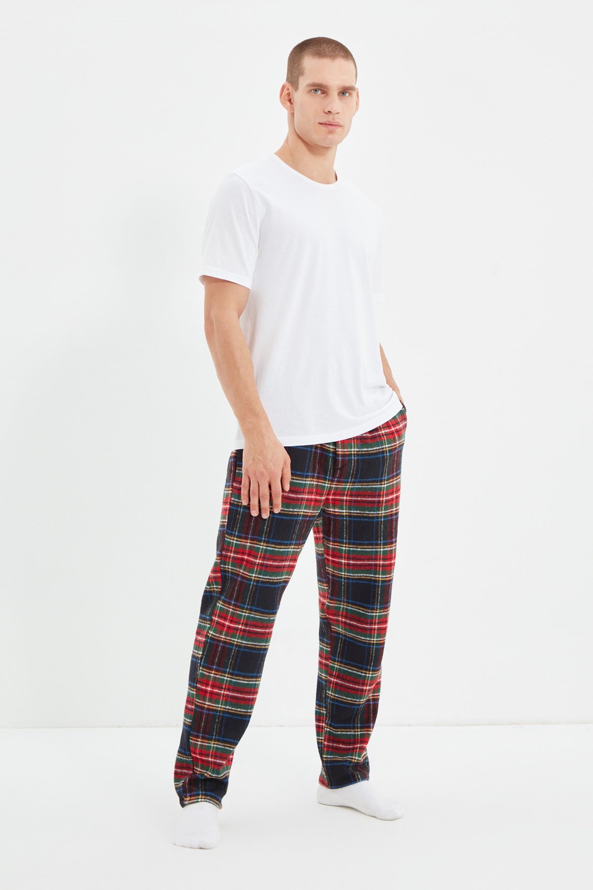 Herren-Pyjamahose Trendyol Plaid