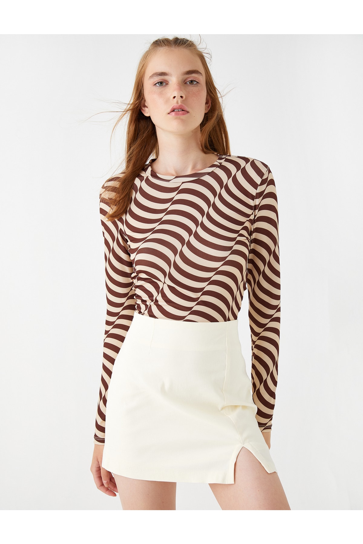 Koton Skirt - Ecru - Mini