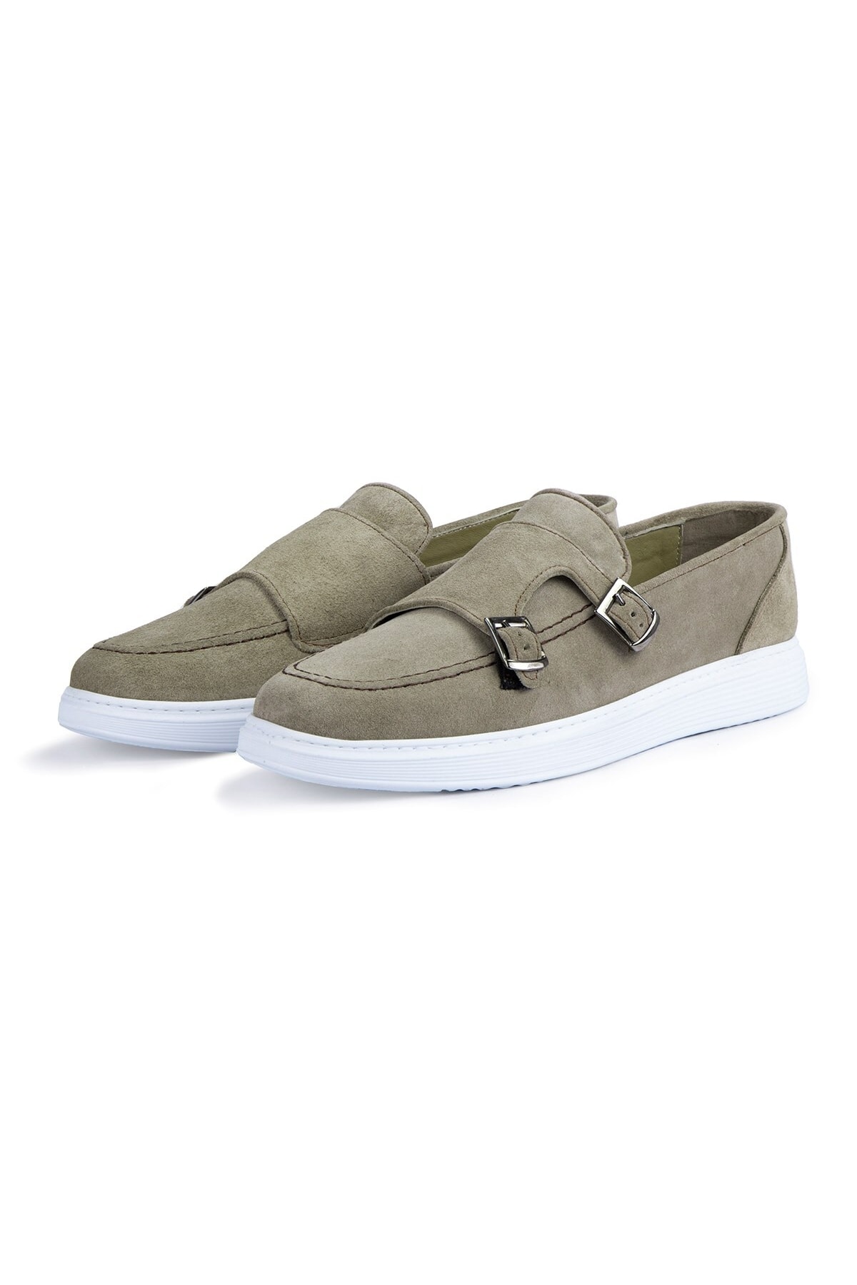 Levně Ducavelli Airy Men's Casual Shoes From Genuine Leather and Suede, Suede Loafers, Summer Shoes Sand Beige.