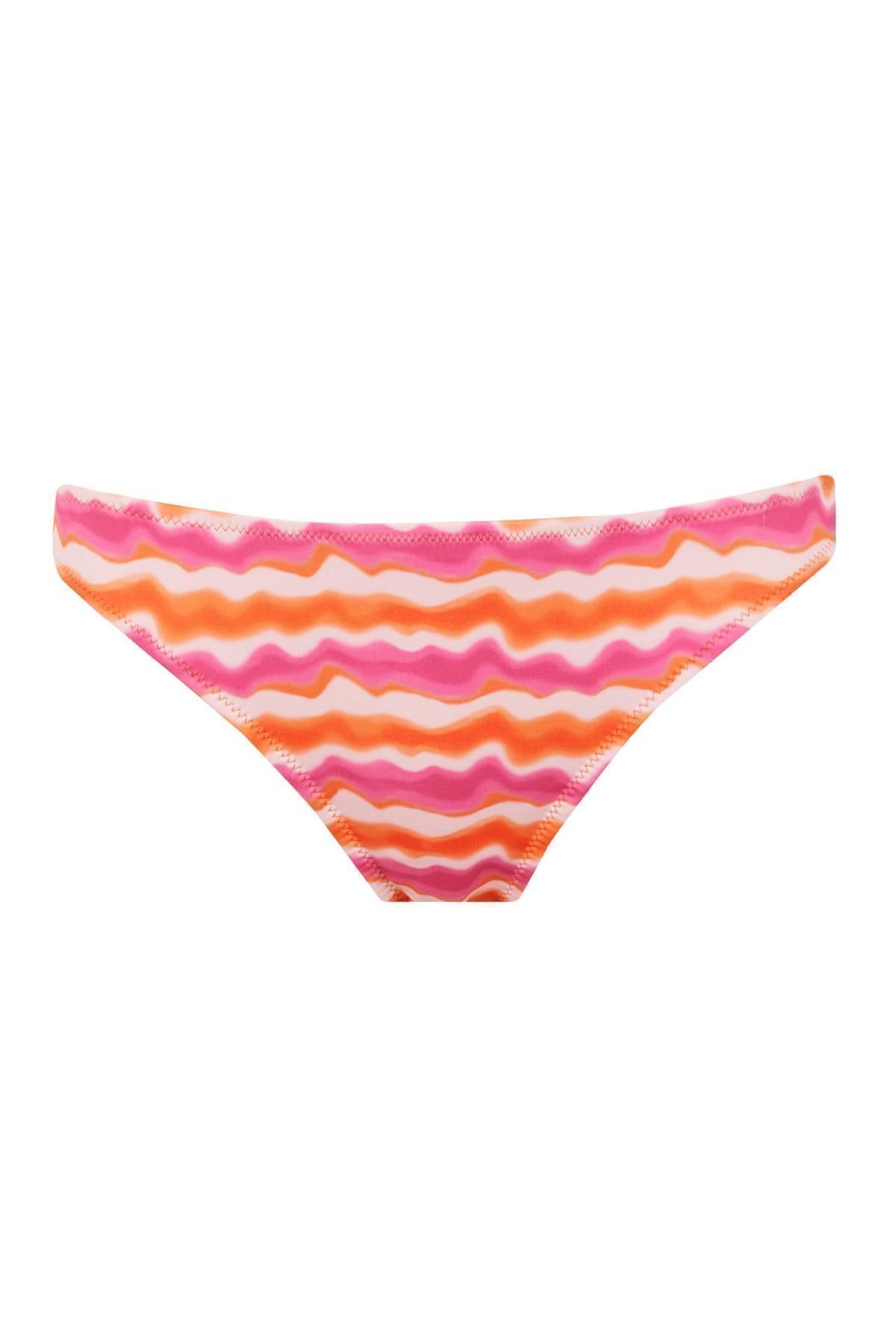 DEFACTO Fall In Love Regular Fit Patterned Bikini Bottom