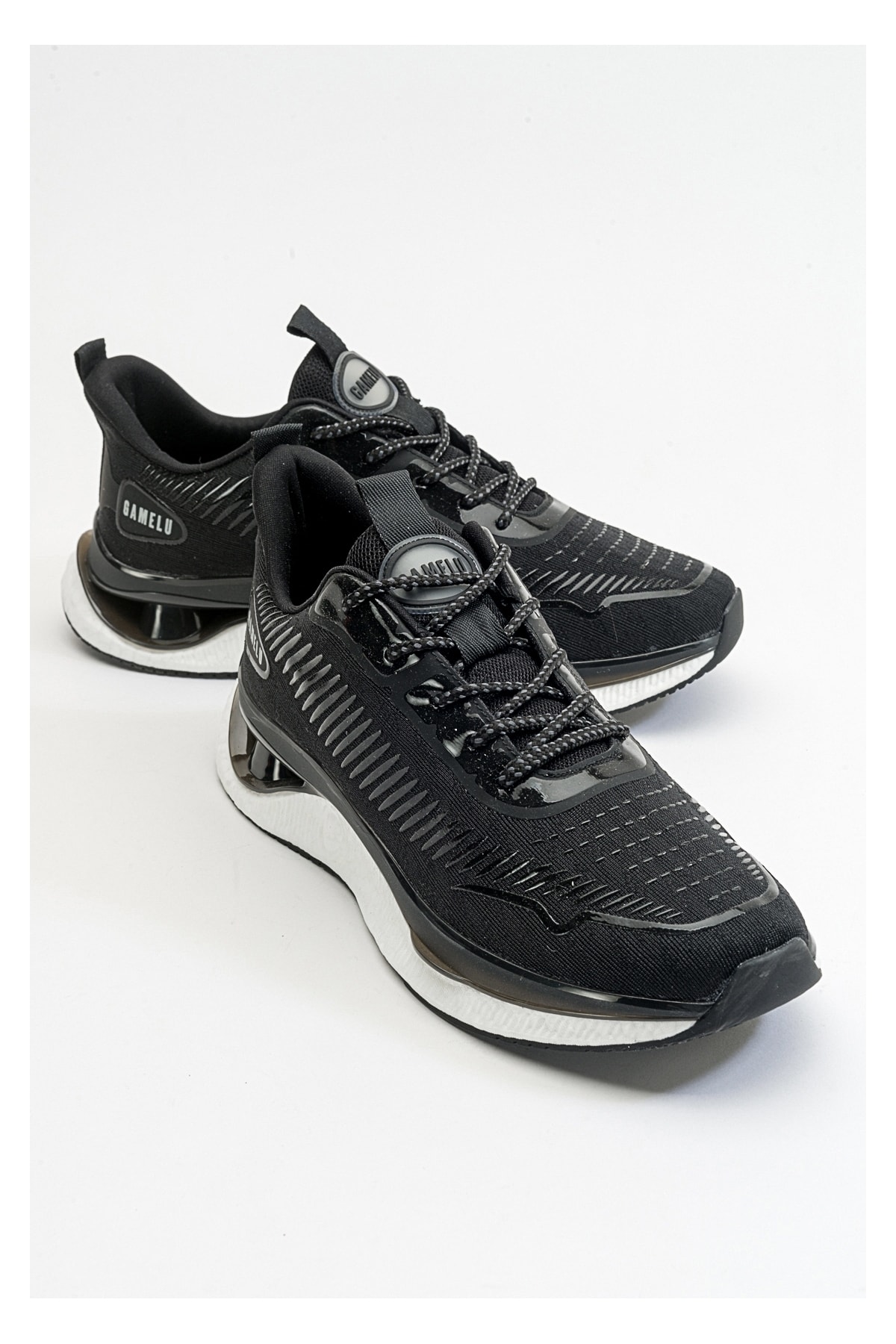LuviShoes Stark Black Men's Sports Shoes
