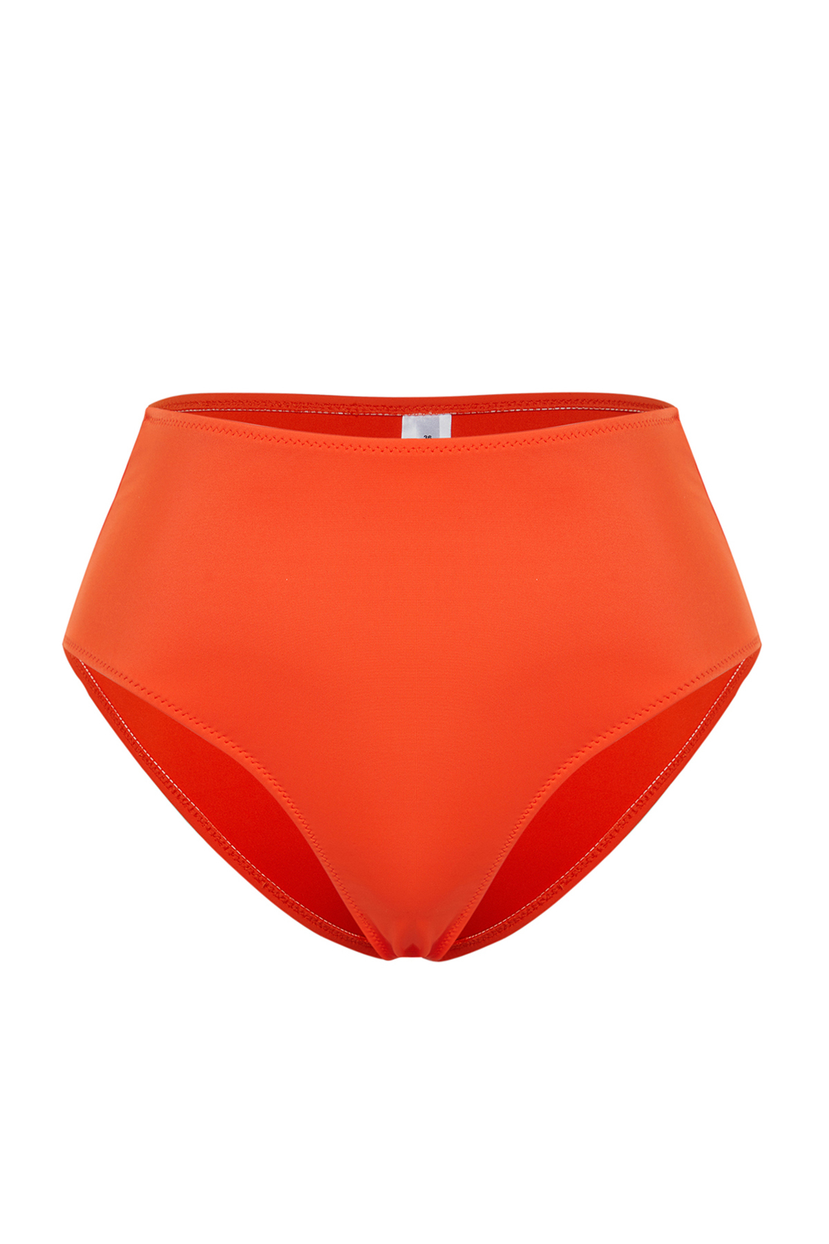 Trendyol Red High Waist Hipster Bikini Bottom