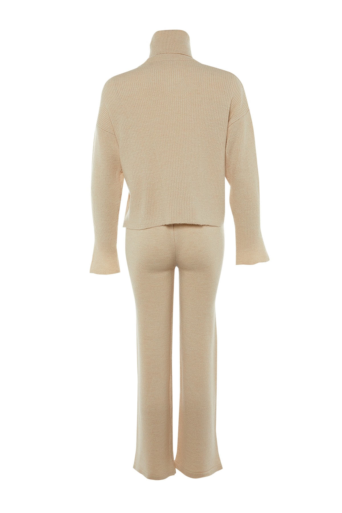 Trendyol Stone Soft Texture Knitwear Bottom-Top Set