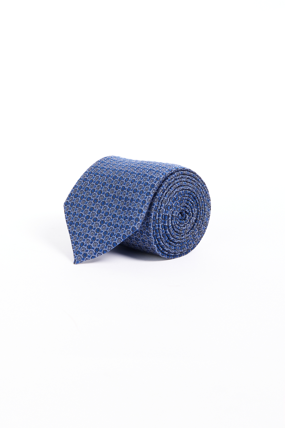 ALTINYILDIZ CLASSICS Pánská tmavě modrá vzorovaná kravata