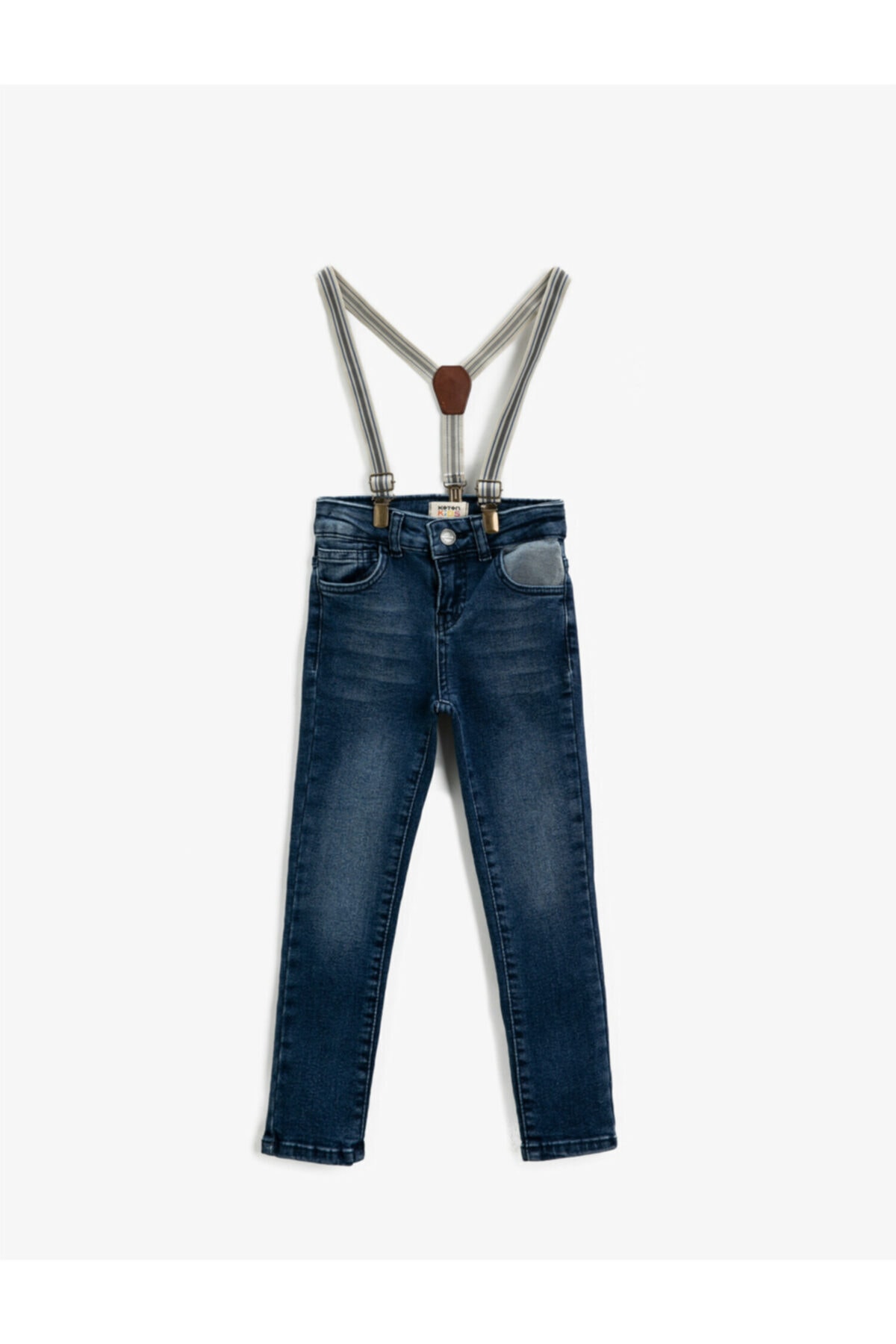 Levně Koton Buttoned Pocket Jeans with Suspenders