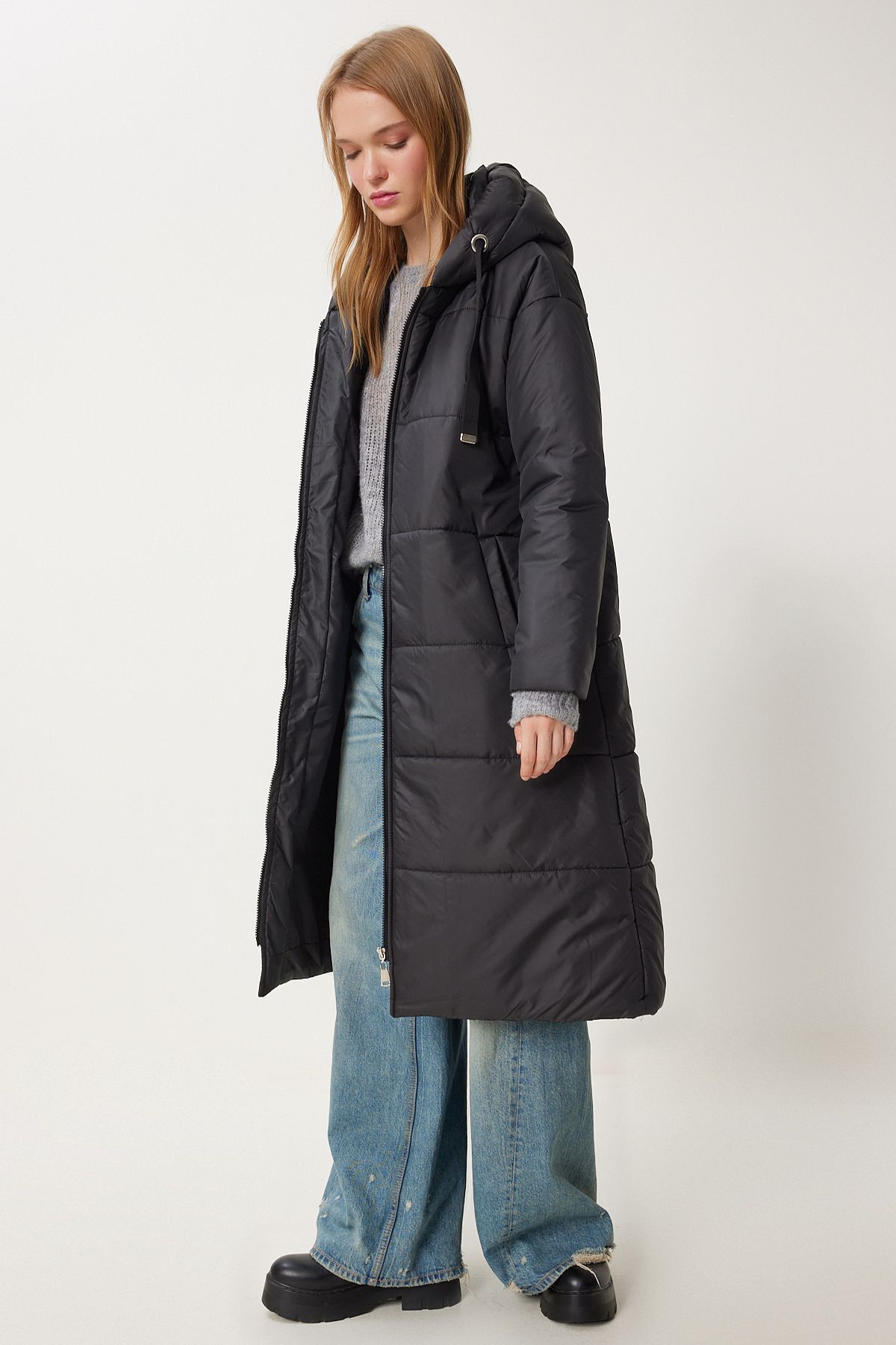 Geaca dama, Happiness İstanbul DD01006/Black