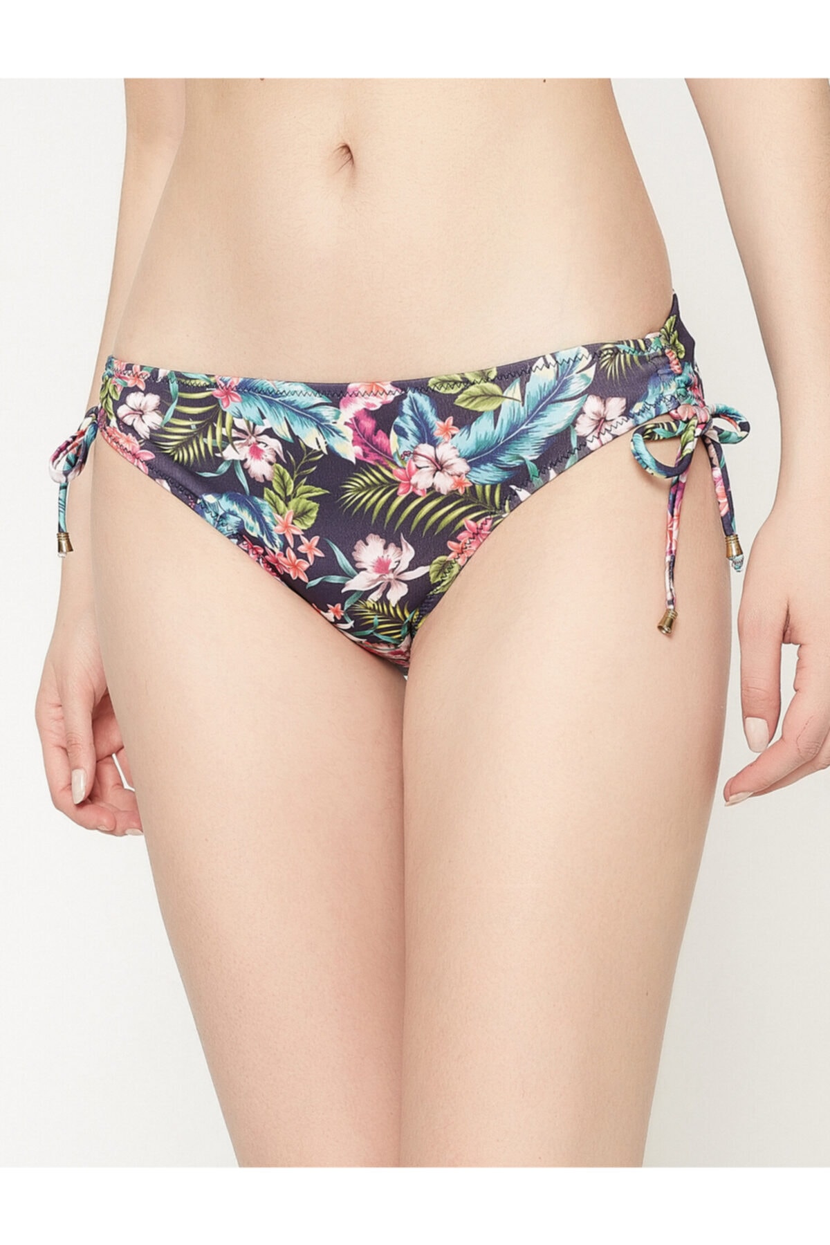 Koton Bikini Bottom - Dark blue - Floral