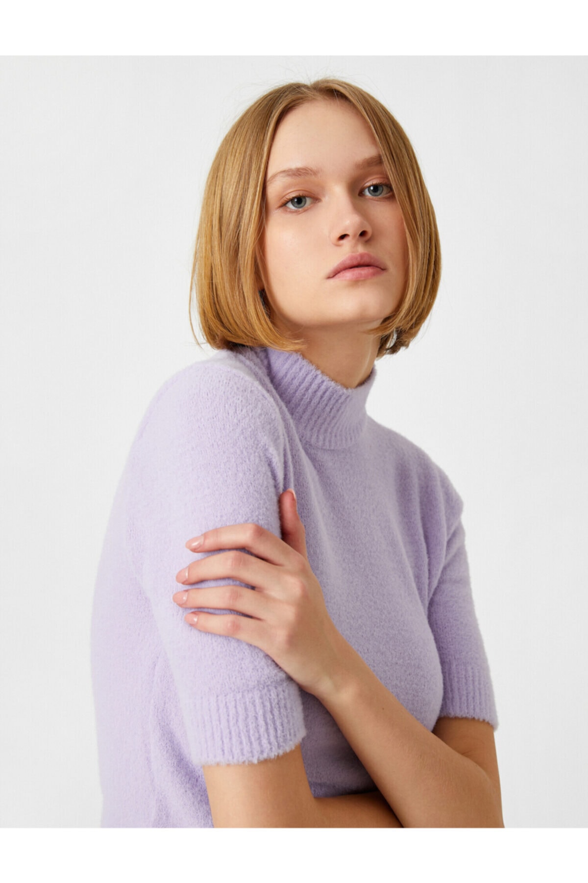 Koton Sweater - Purple - Slim fit