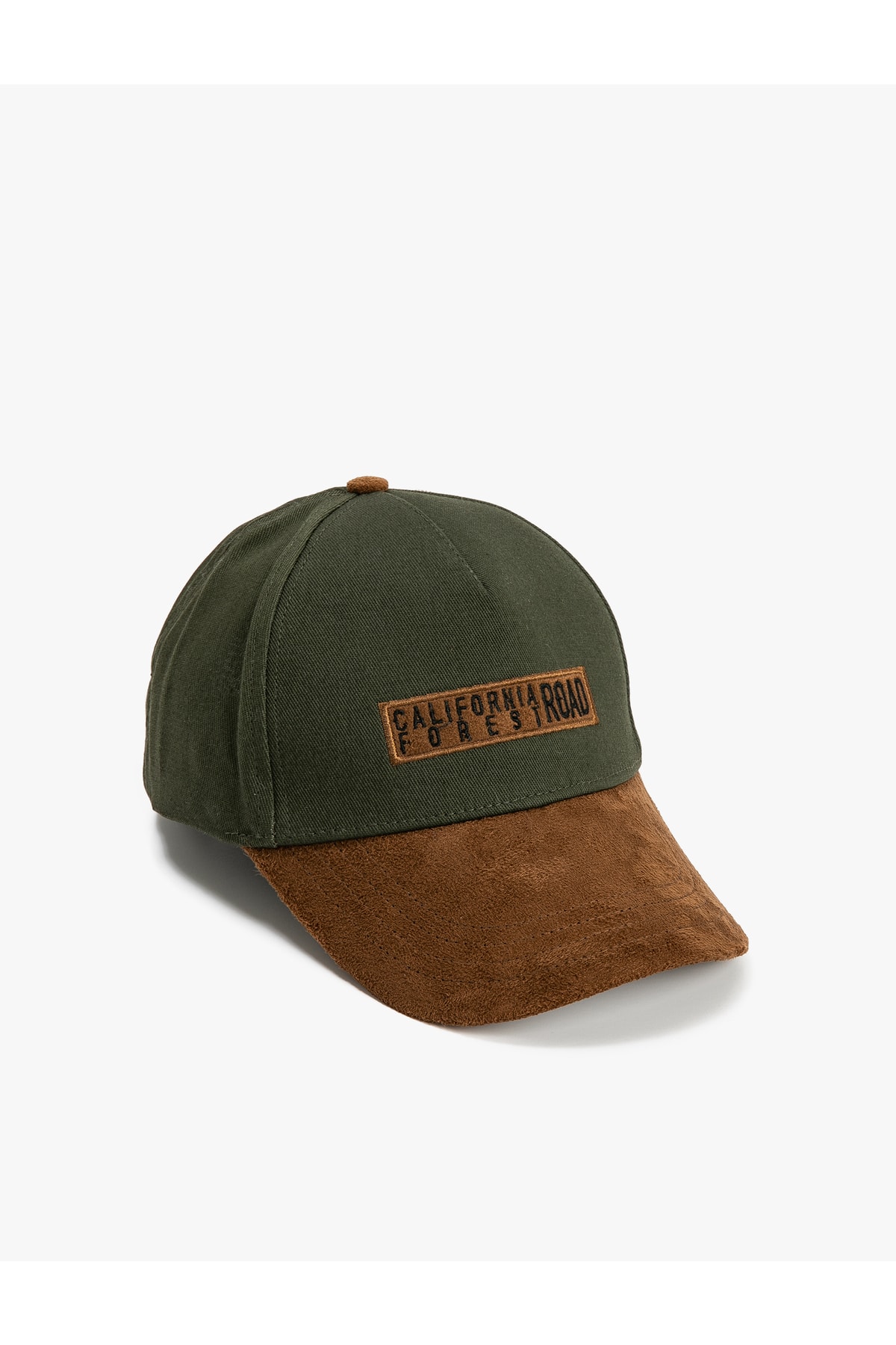 Koton Cap Hat Slogan Embroidered Color Blocked
