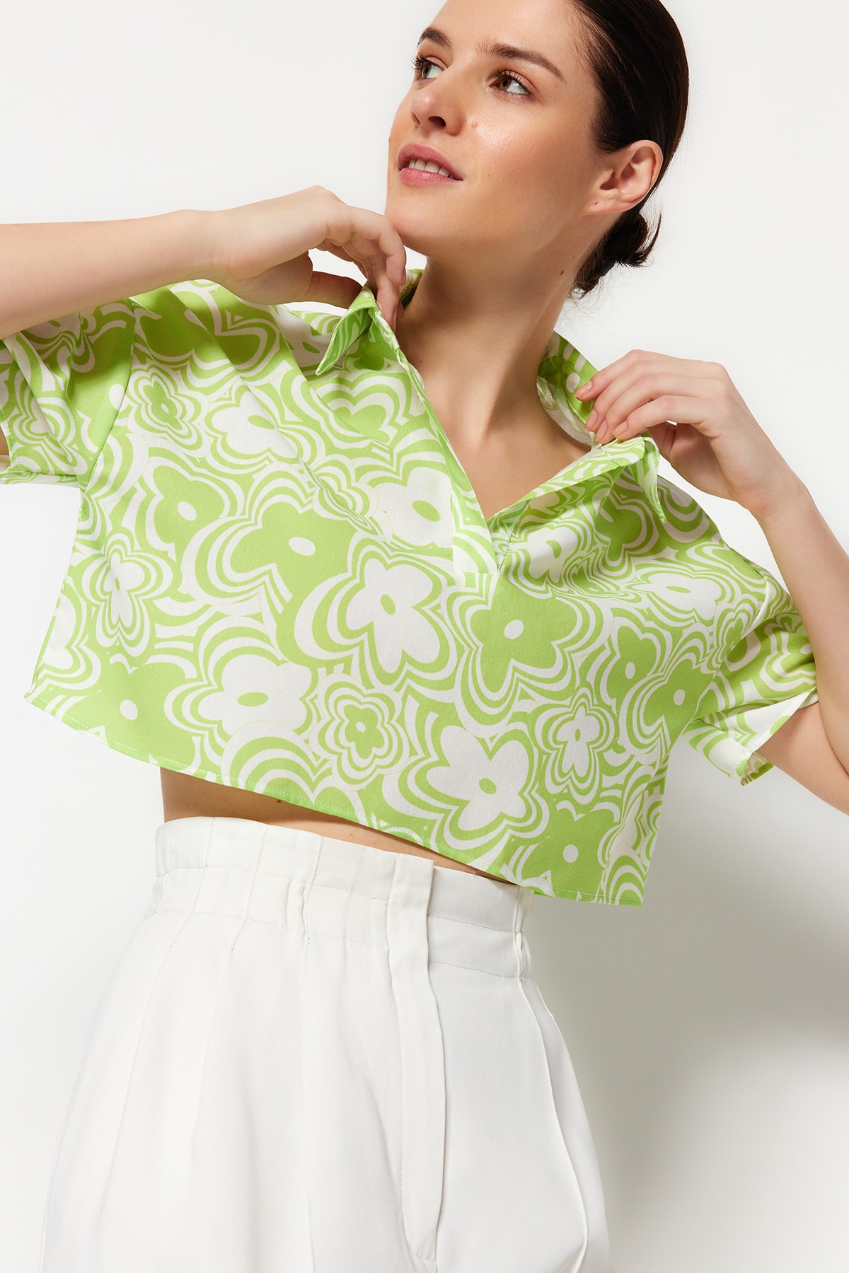 Trendyol Blouse - Yellow - Oversize