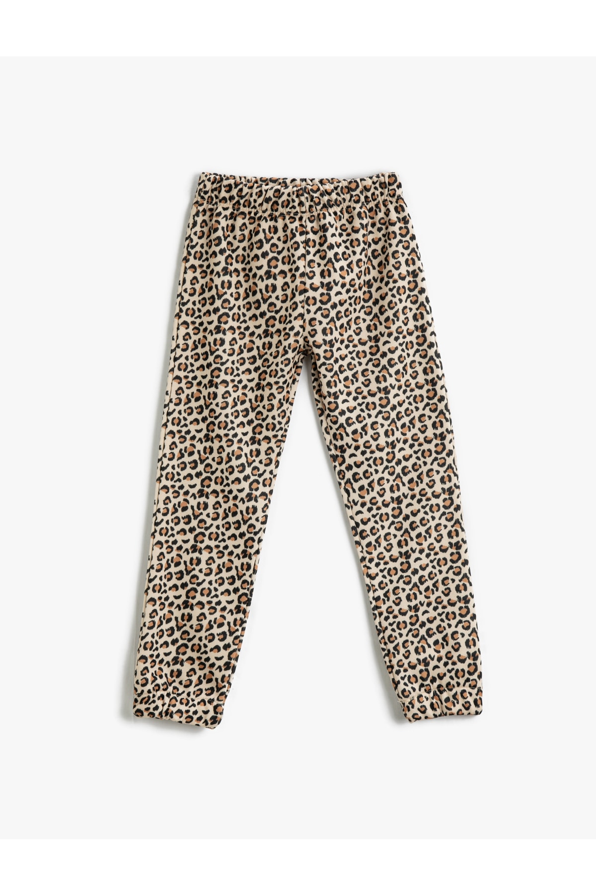 Koton Leopard Patterned Sweatpants. Elastic Waist.