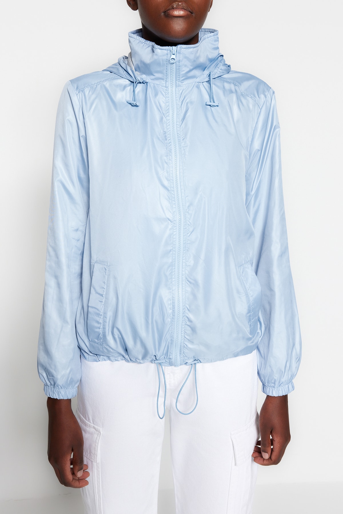 Trendyol Winter Jacket - Blau - Basic