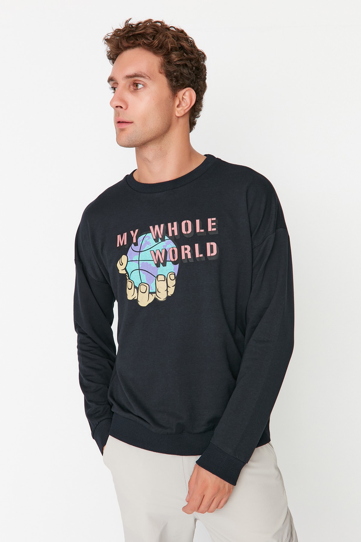 Pánsky sveter Trendyol My Whole World