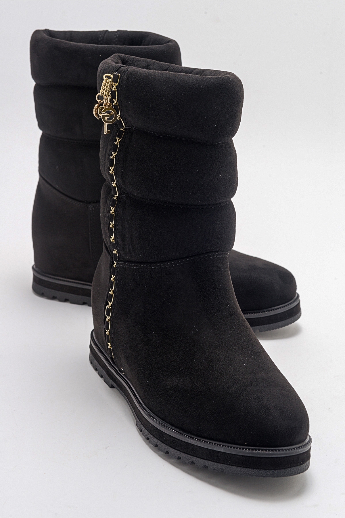 Levně LuviShoes STOR Women's Black Suede Boots