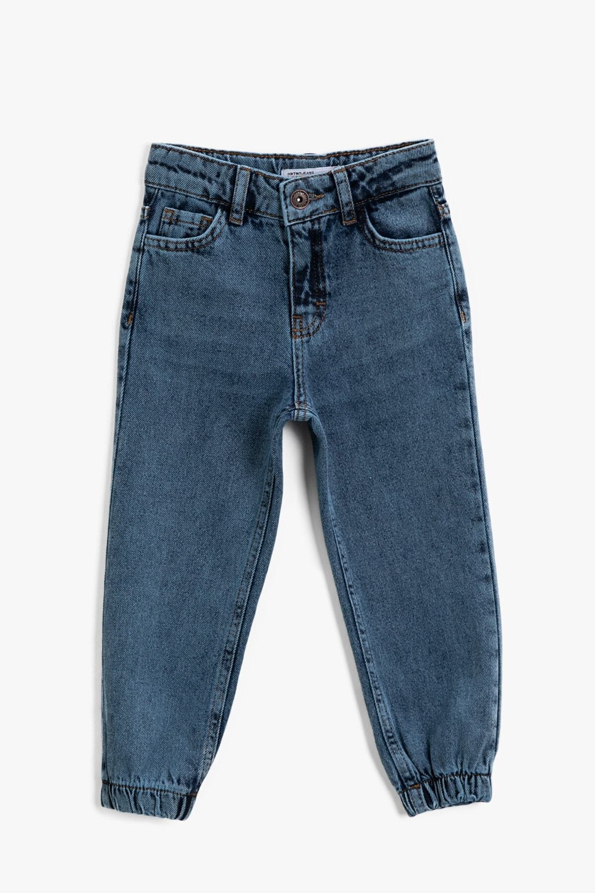 Levně Koton Girl's Medium Indigo Jeans