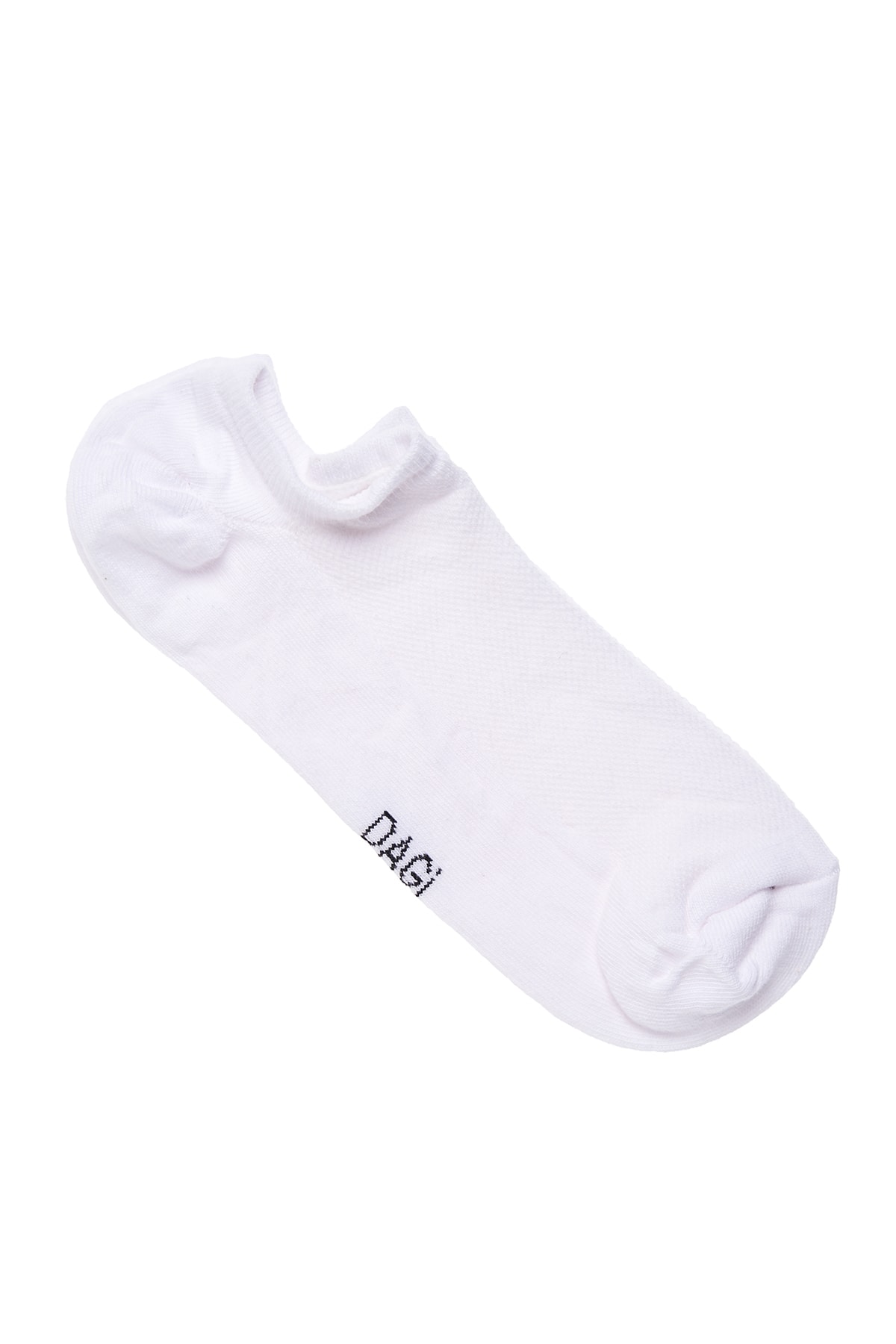Dagi Men's White Cotton Short Ballerina Socks